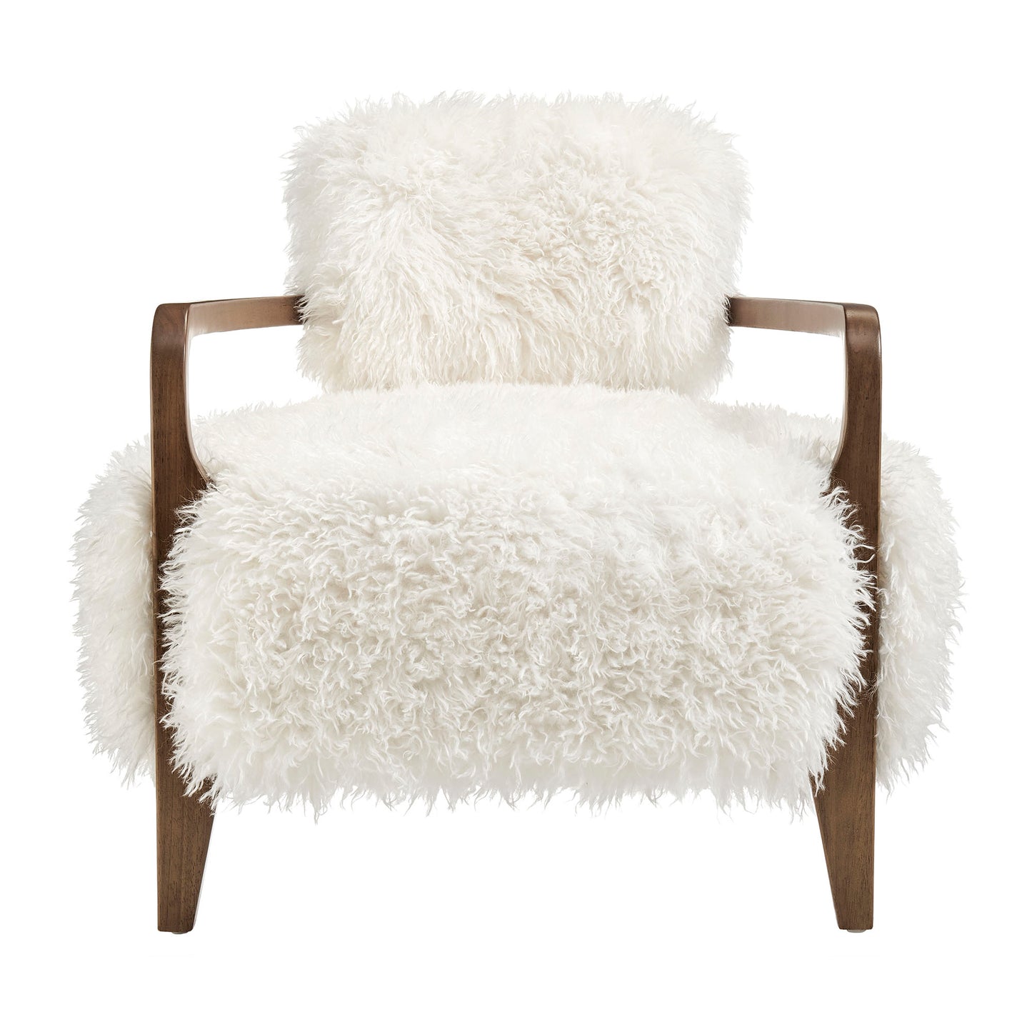 Zinnia Faux Fur Accent Chair by Modway