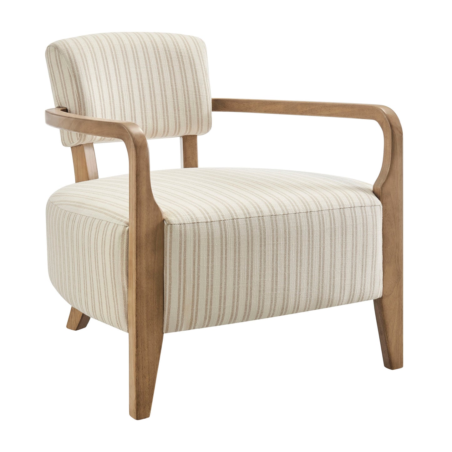 Zinnia Striped Fabric Upholstered Accent Chair by Modway