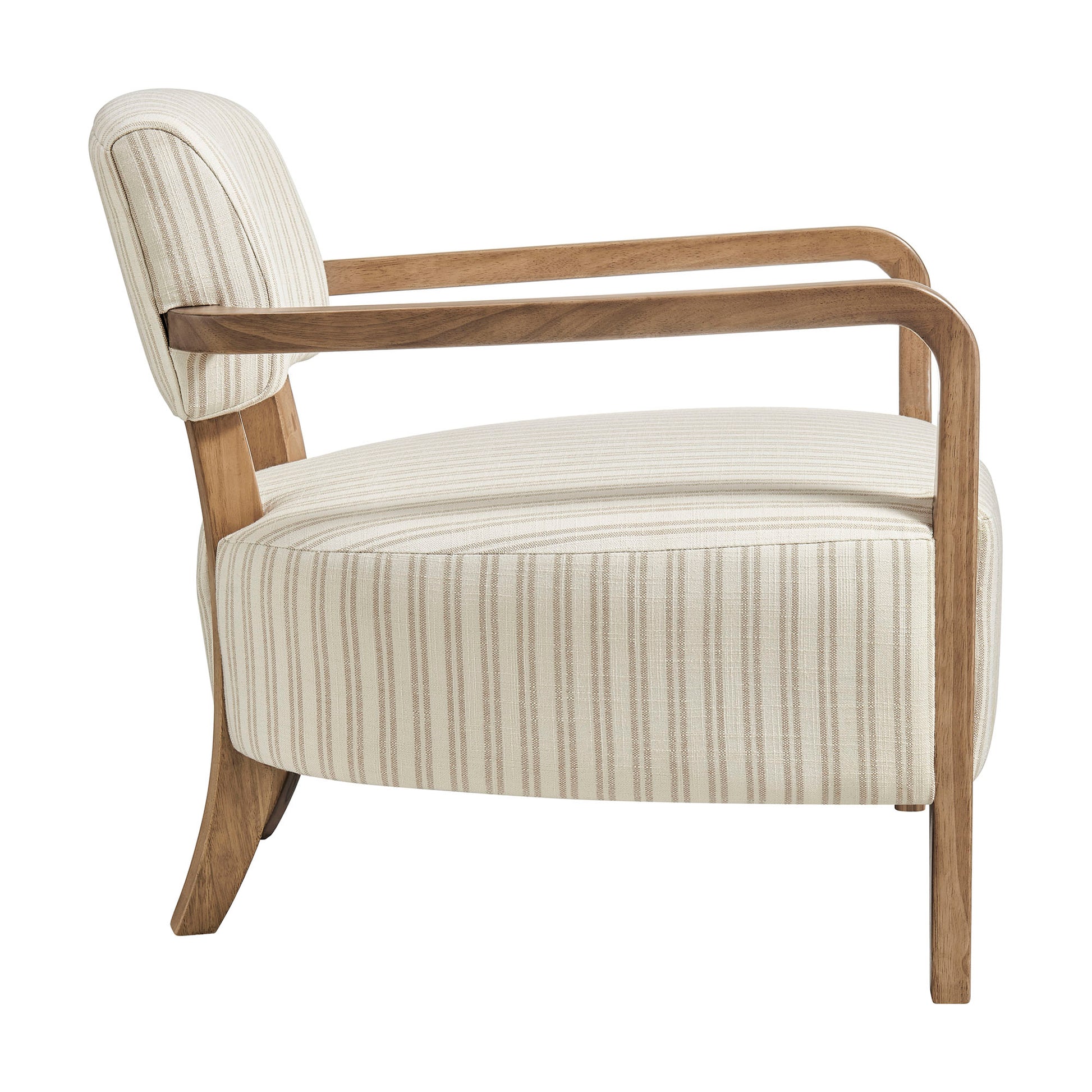 Zinnia Striped Fabric Upholstered Accent Chair by Modway