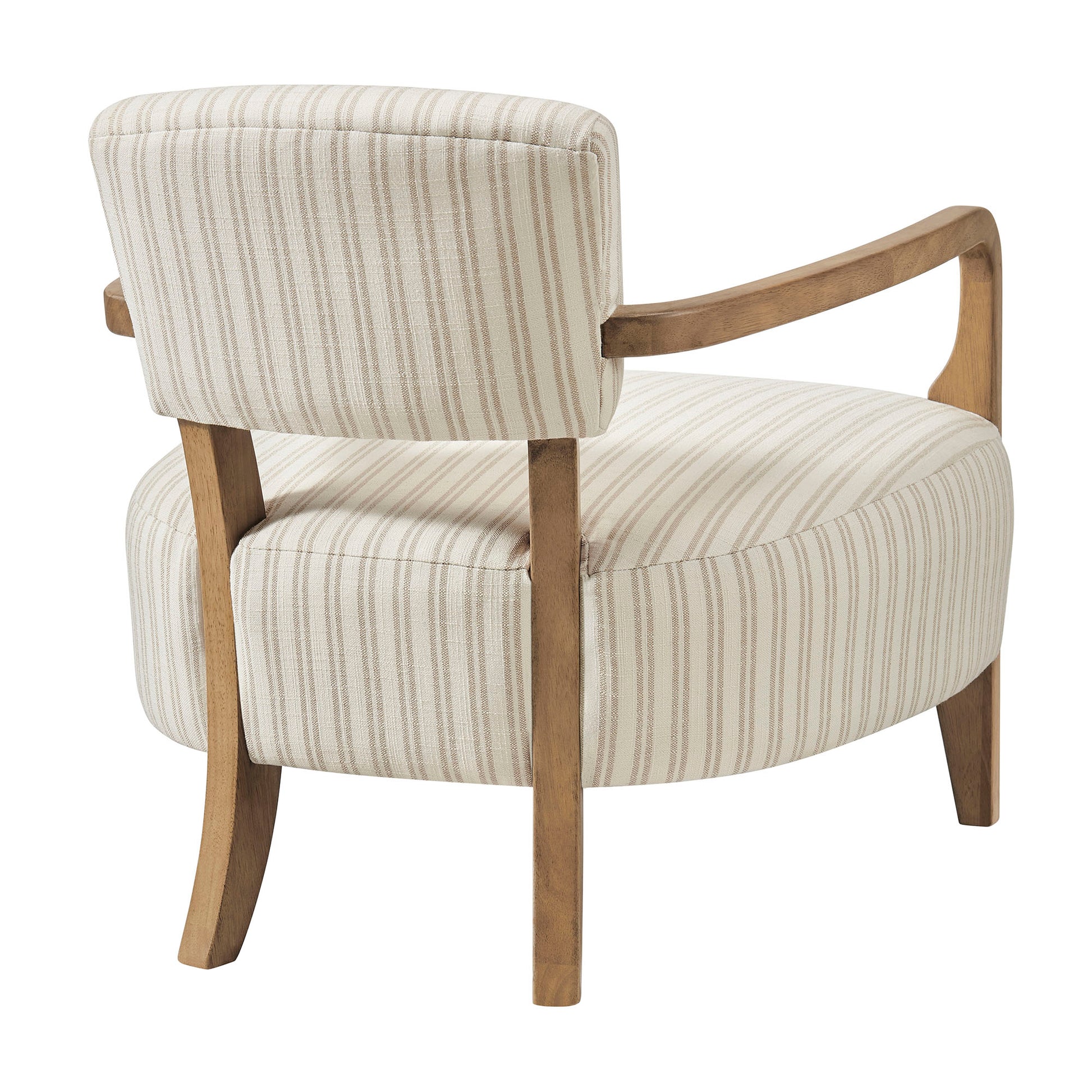 Zinnia Striped Fabric Upholstered Accent Chair by Modway