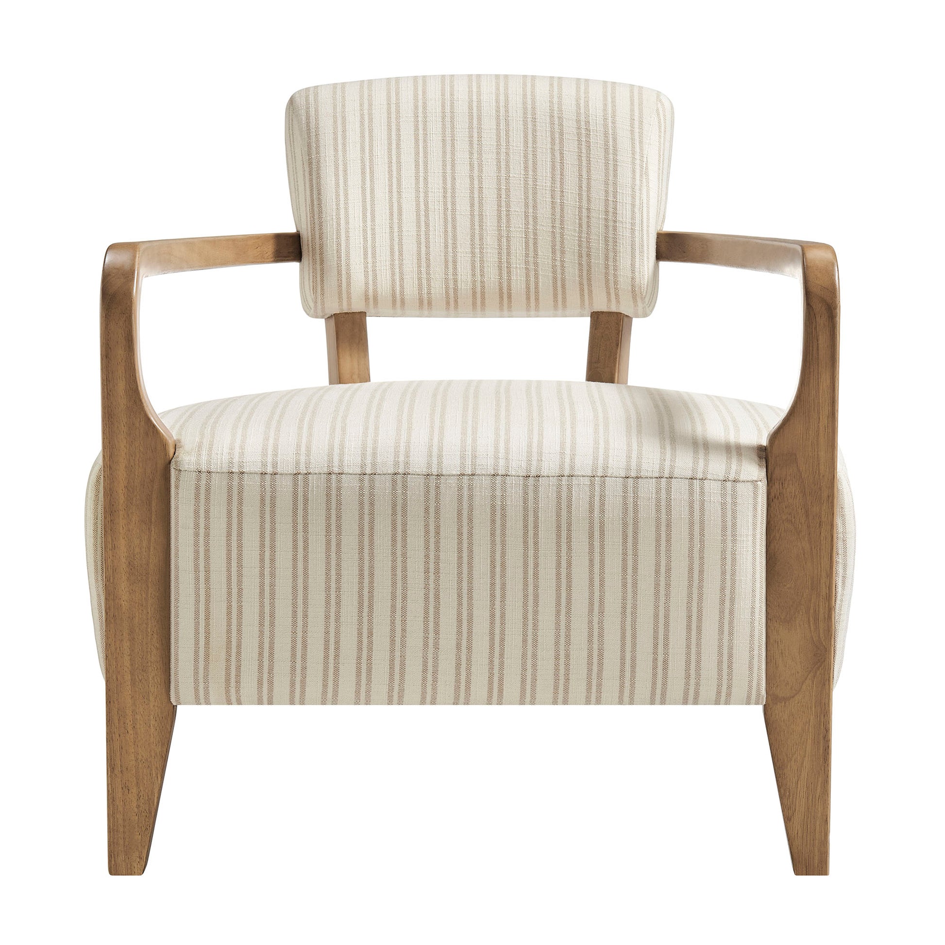 Zinnia Striped Fabric Upholstered Accent Chair by Modway