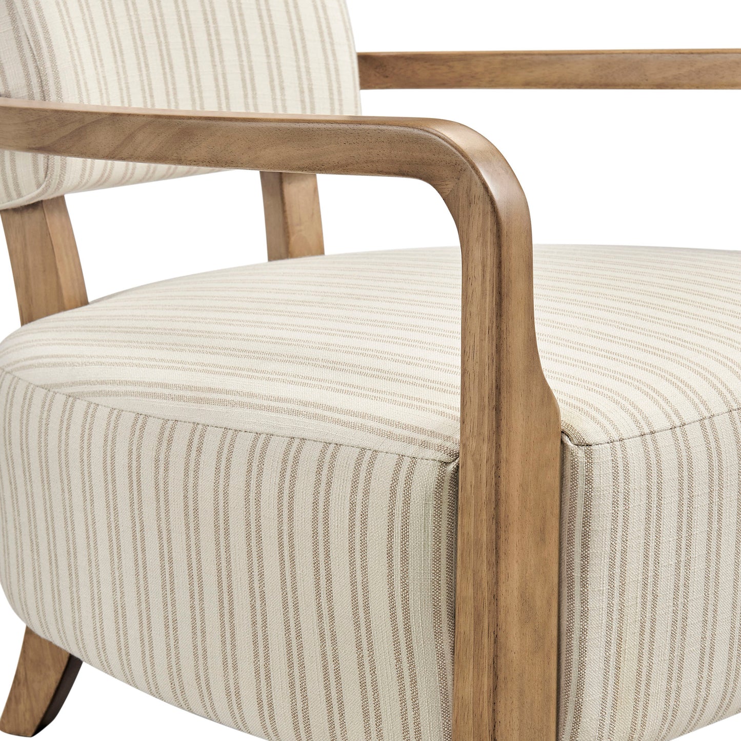 Zinnia Striped Fabric Upholstered Accent Chair by Modway