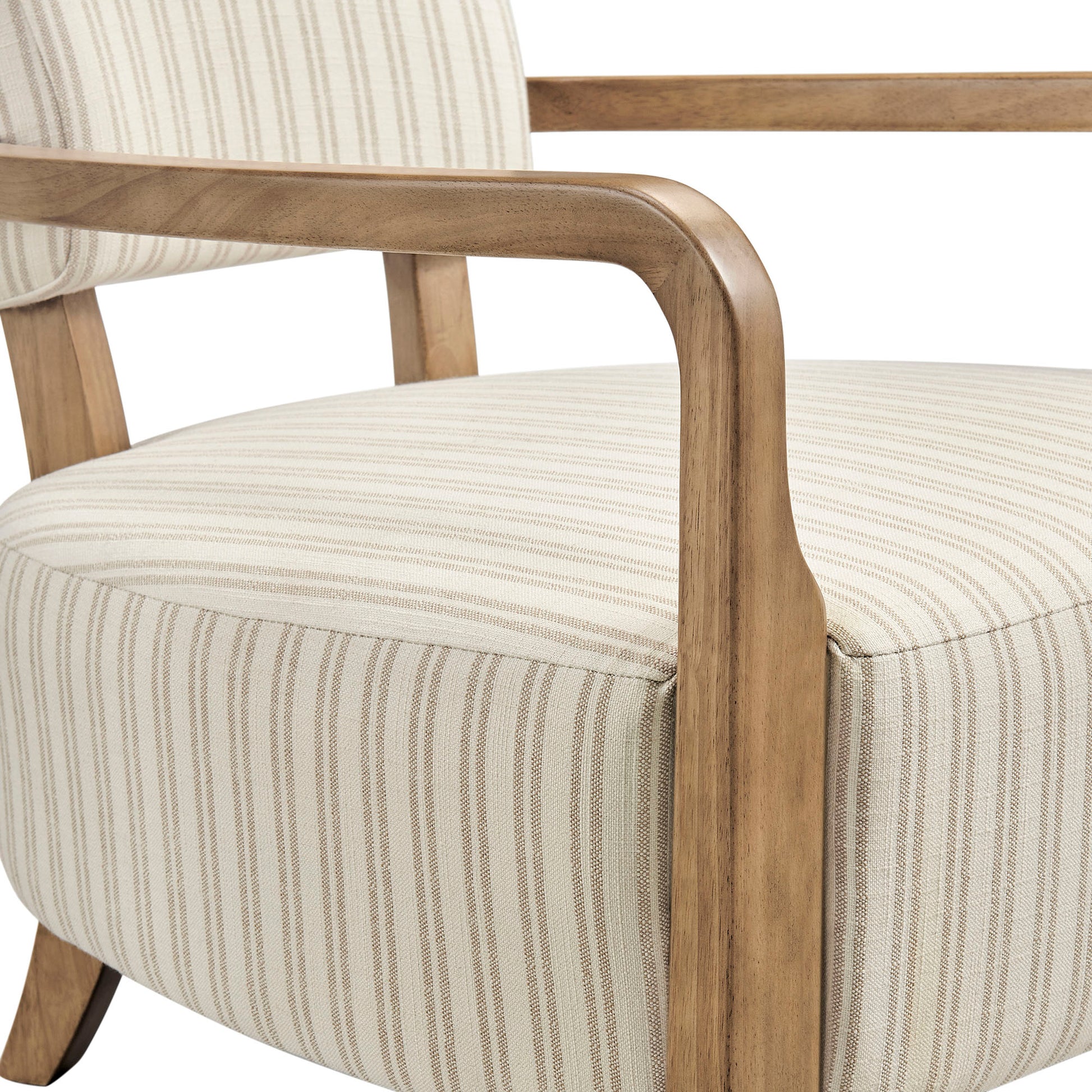 Zinnia Striped Fabric Upholstered Accent Chair by Modway
