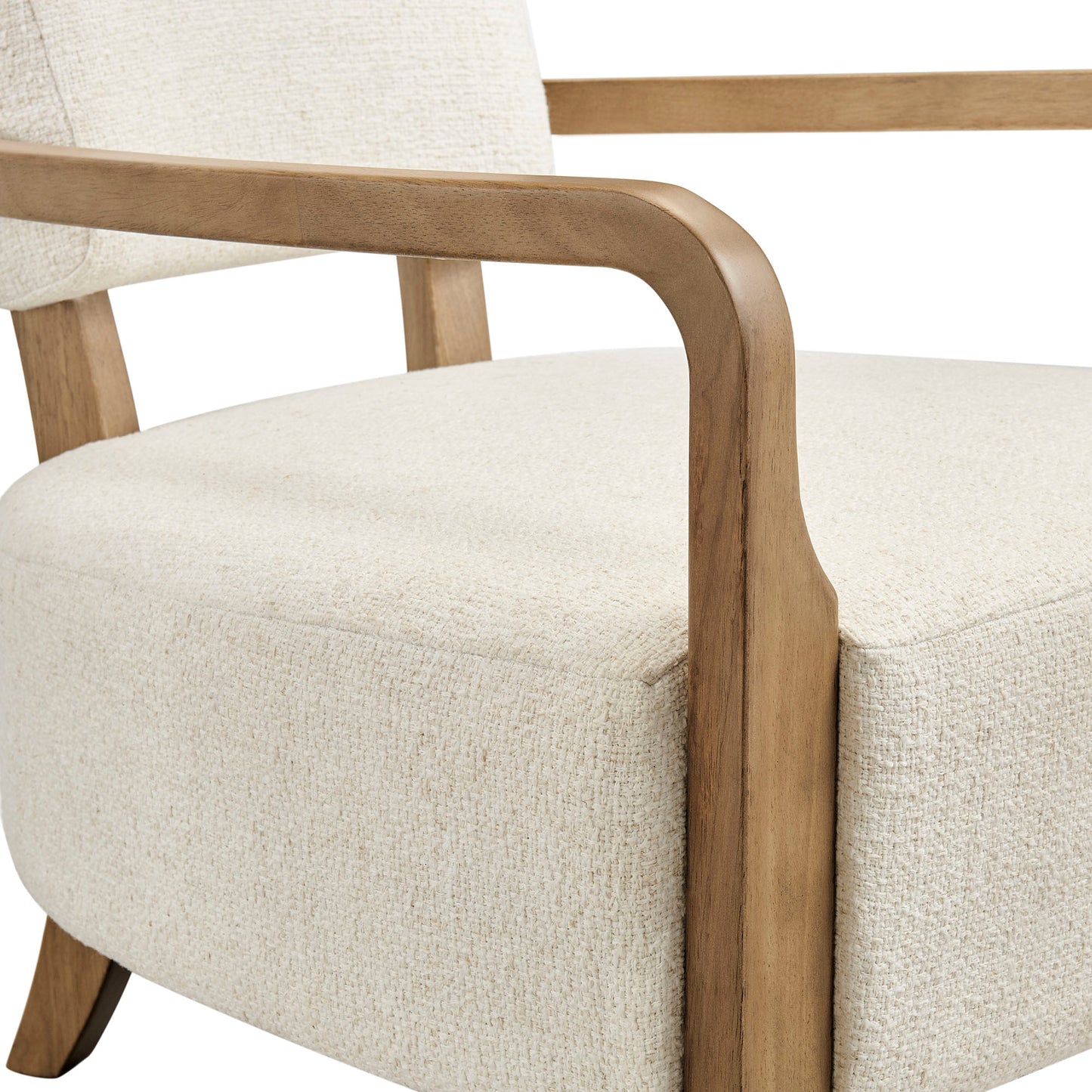 Zinnia Linen Blend Accent Chair by Modway