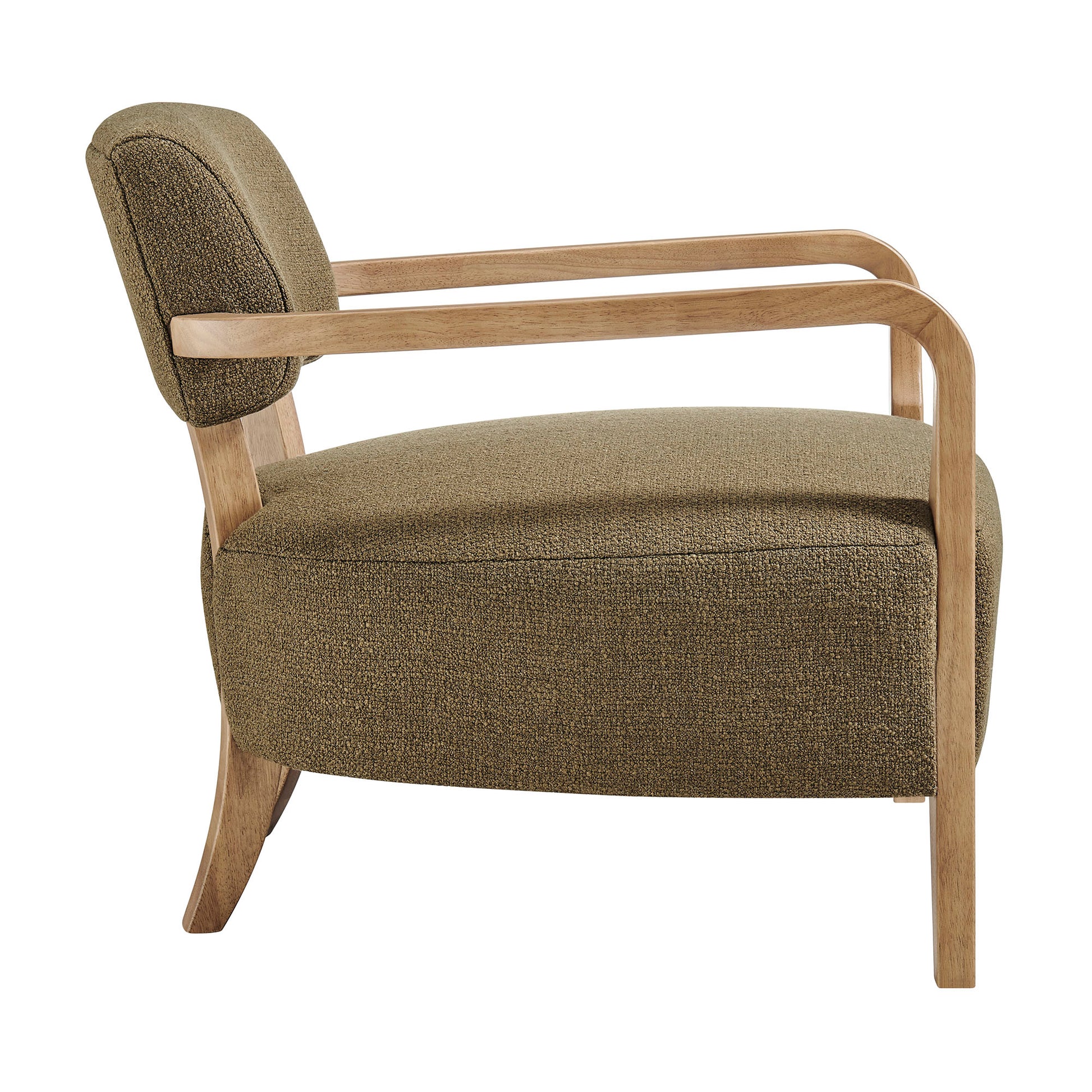 Zinnia Linen Blend Accent Chair by Modway