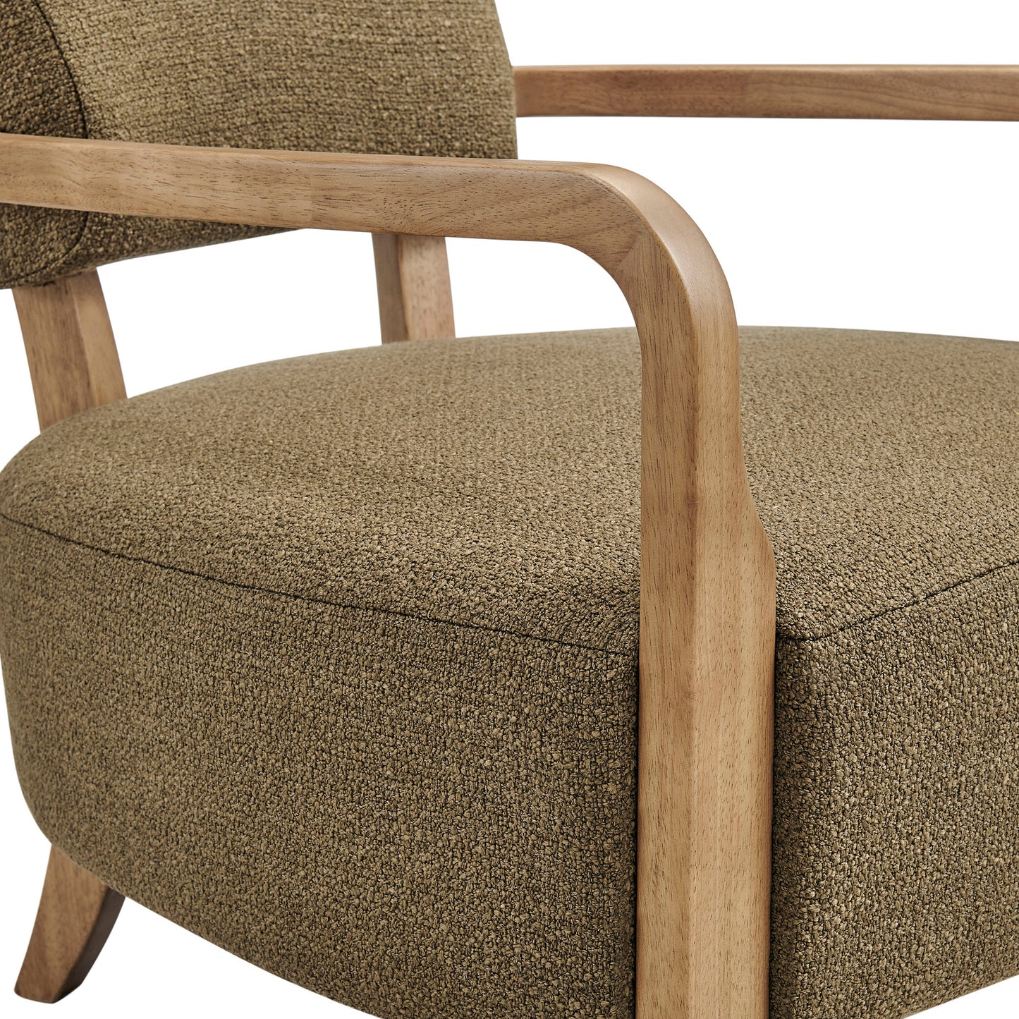 Zinnia Linen Blend Accent Chair by Modway