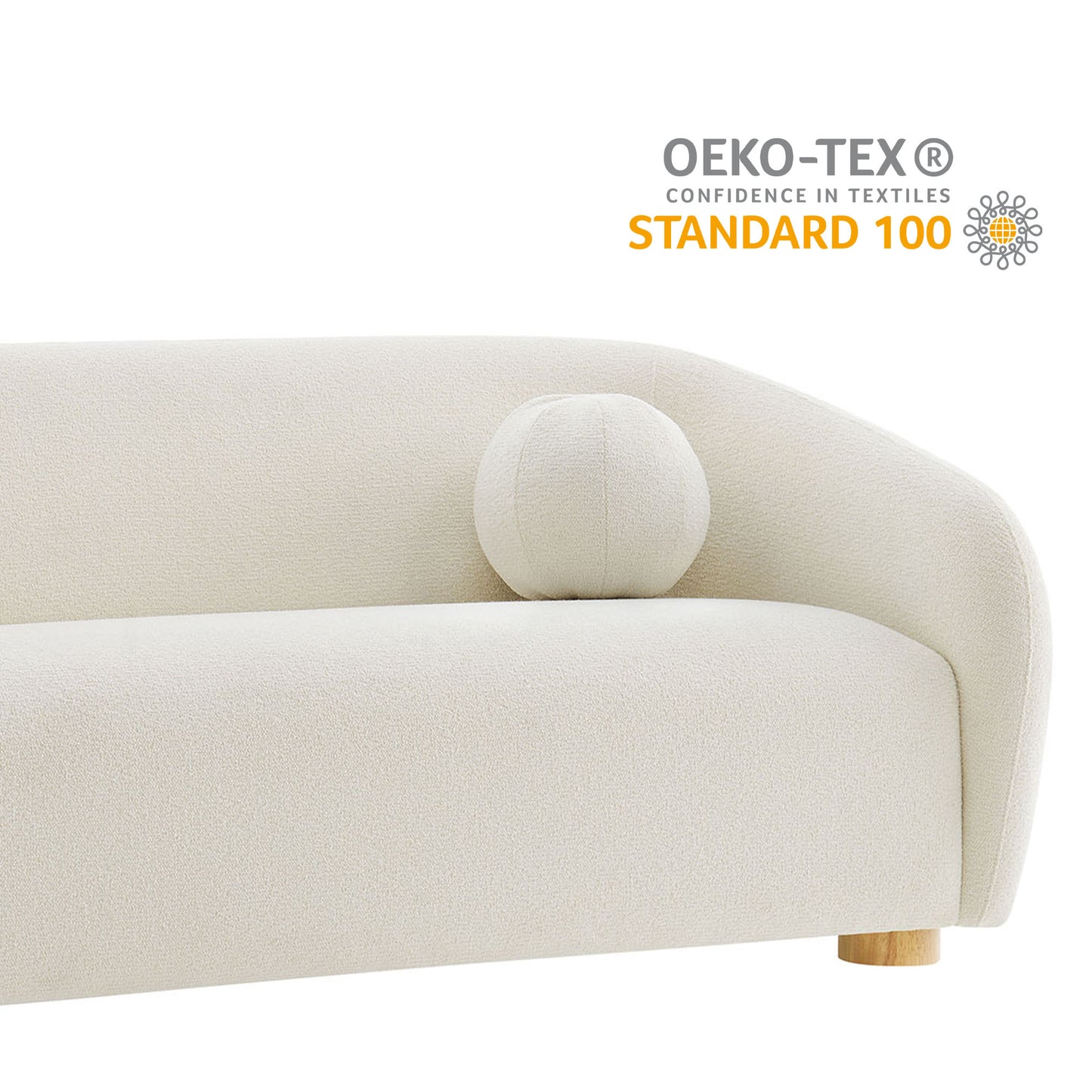 Holland 85" Chenille Fabric Sofa by Modway