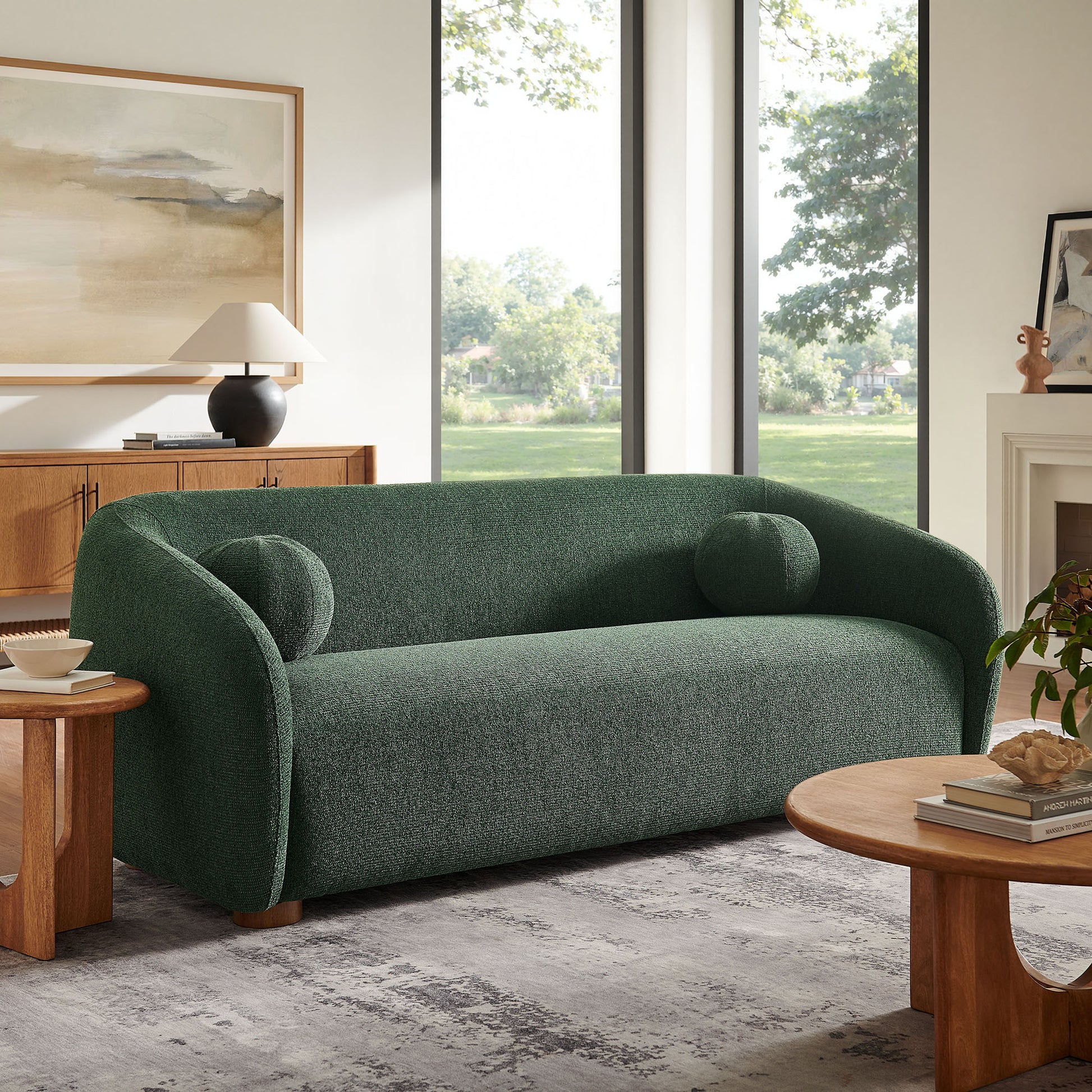 Holland 85" Chenille Fabric Sofa by Modway