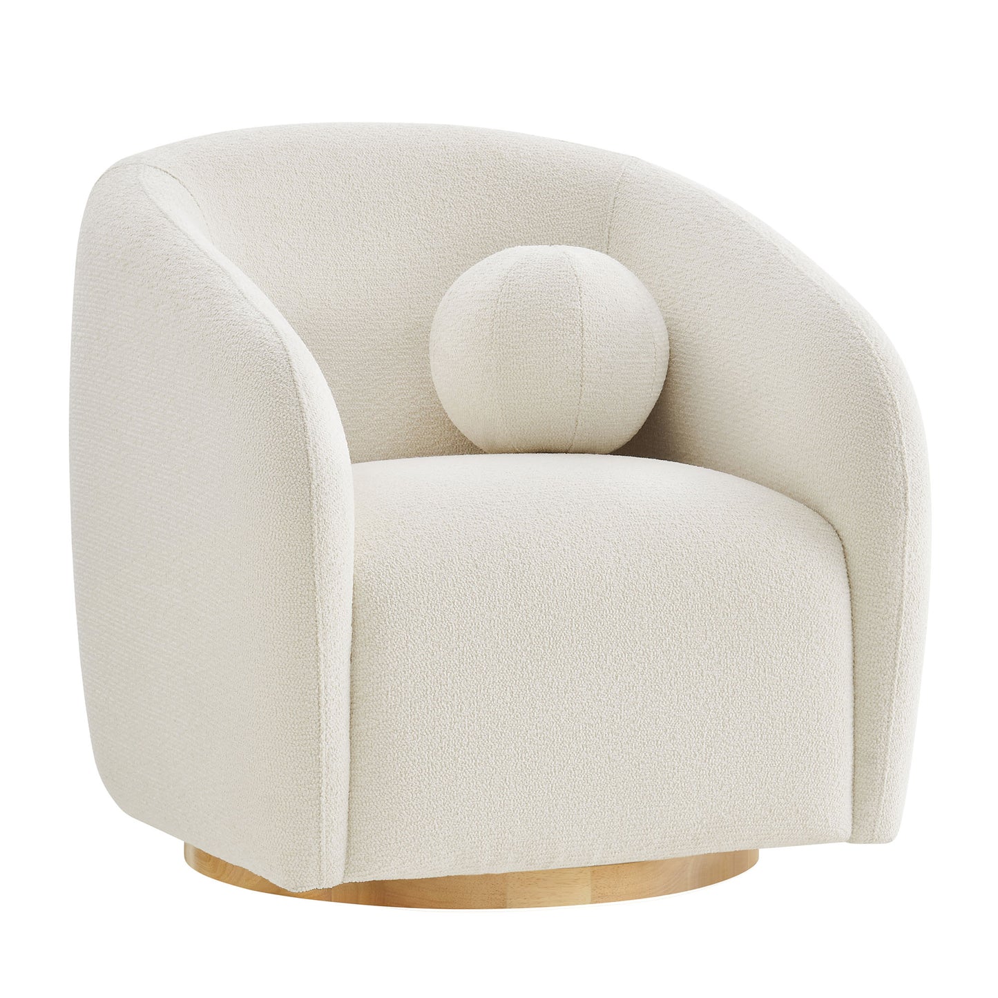 Holland Swivel Chenille Fabric Armchair by Modway
