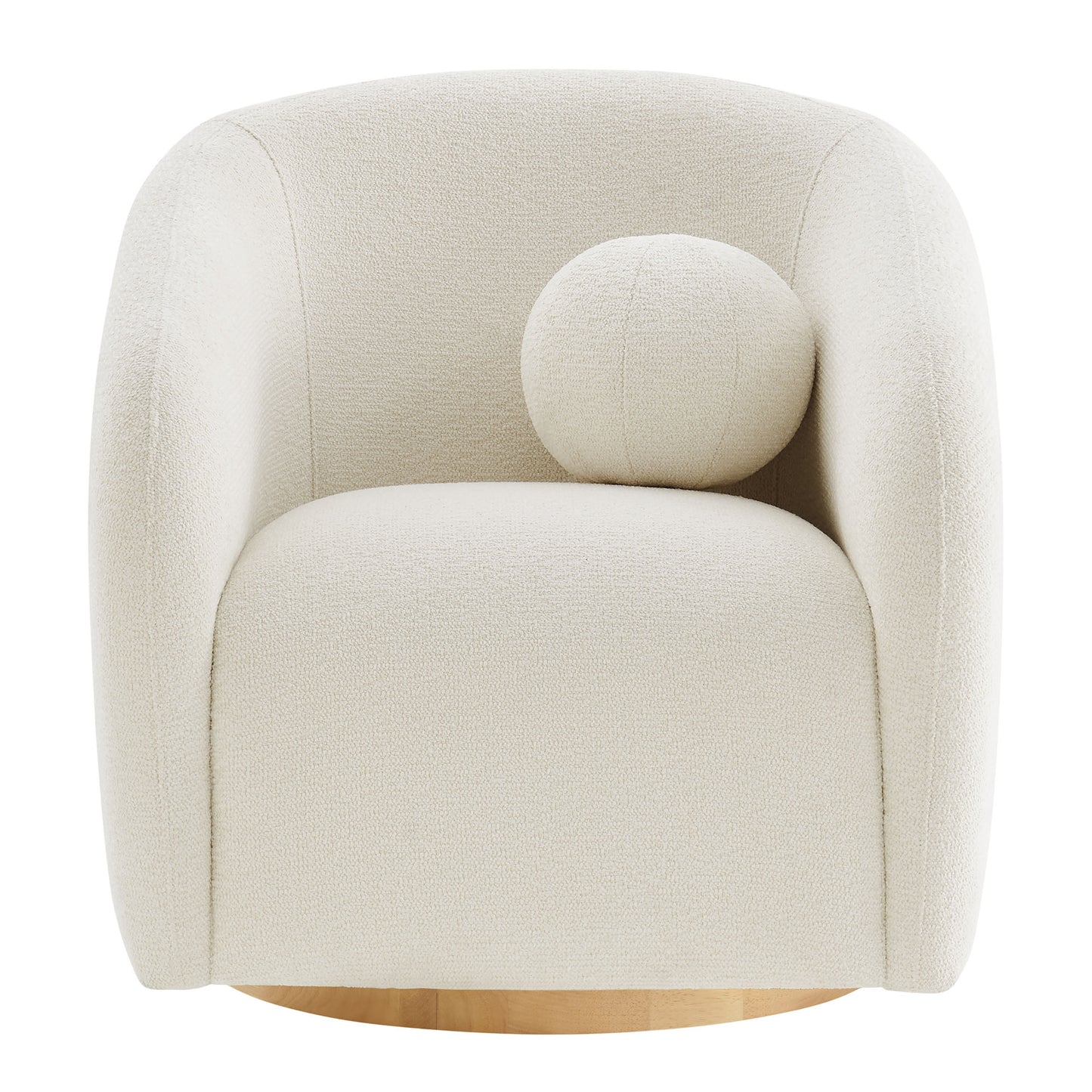 Holland Swivel Chenille Fabric Armchair by Modway