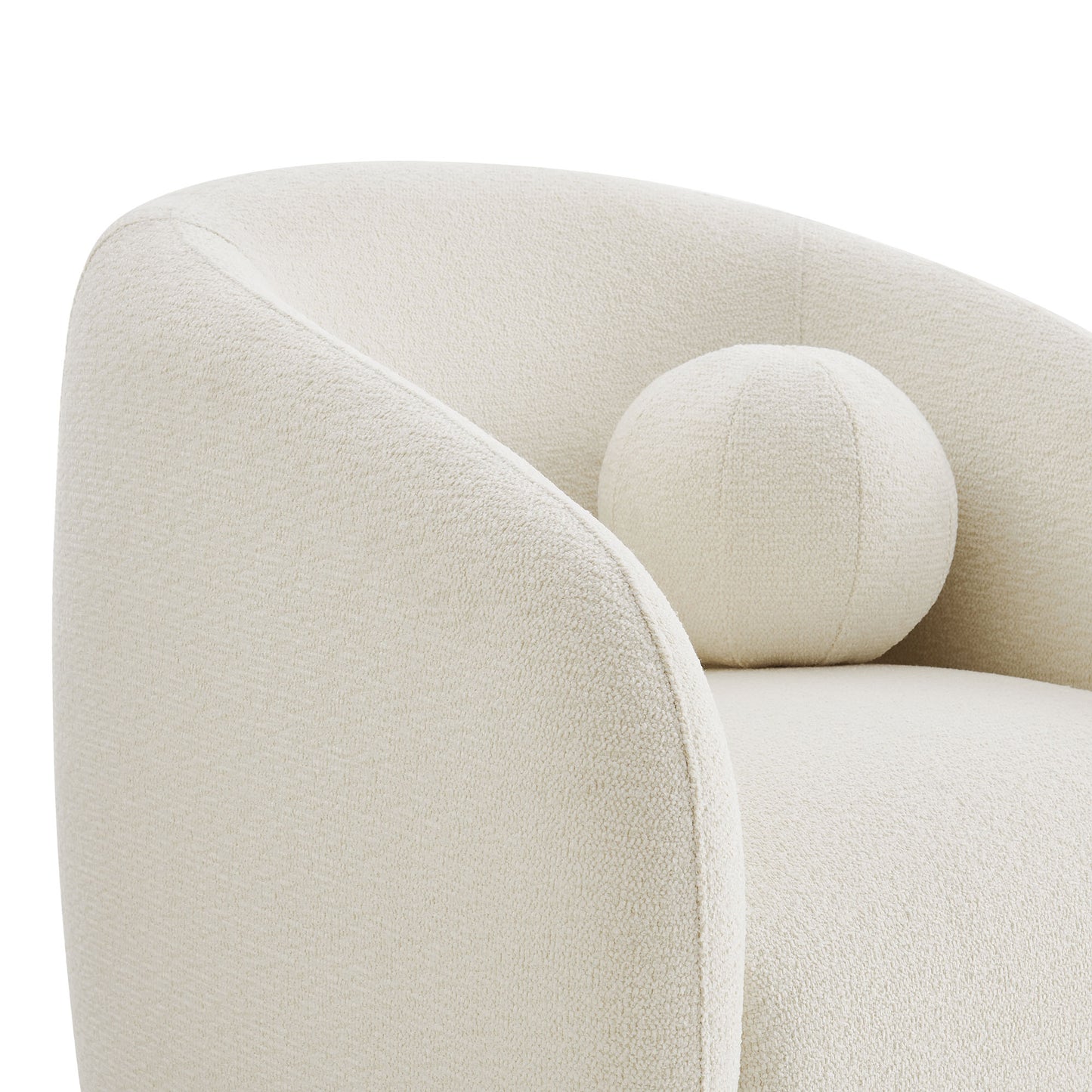 Holland Swivel Chenille Fabric Armchair by Modway