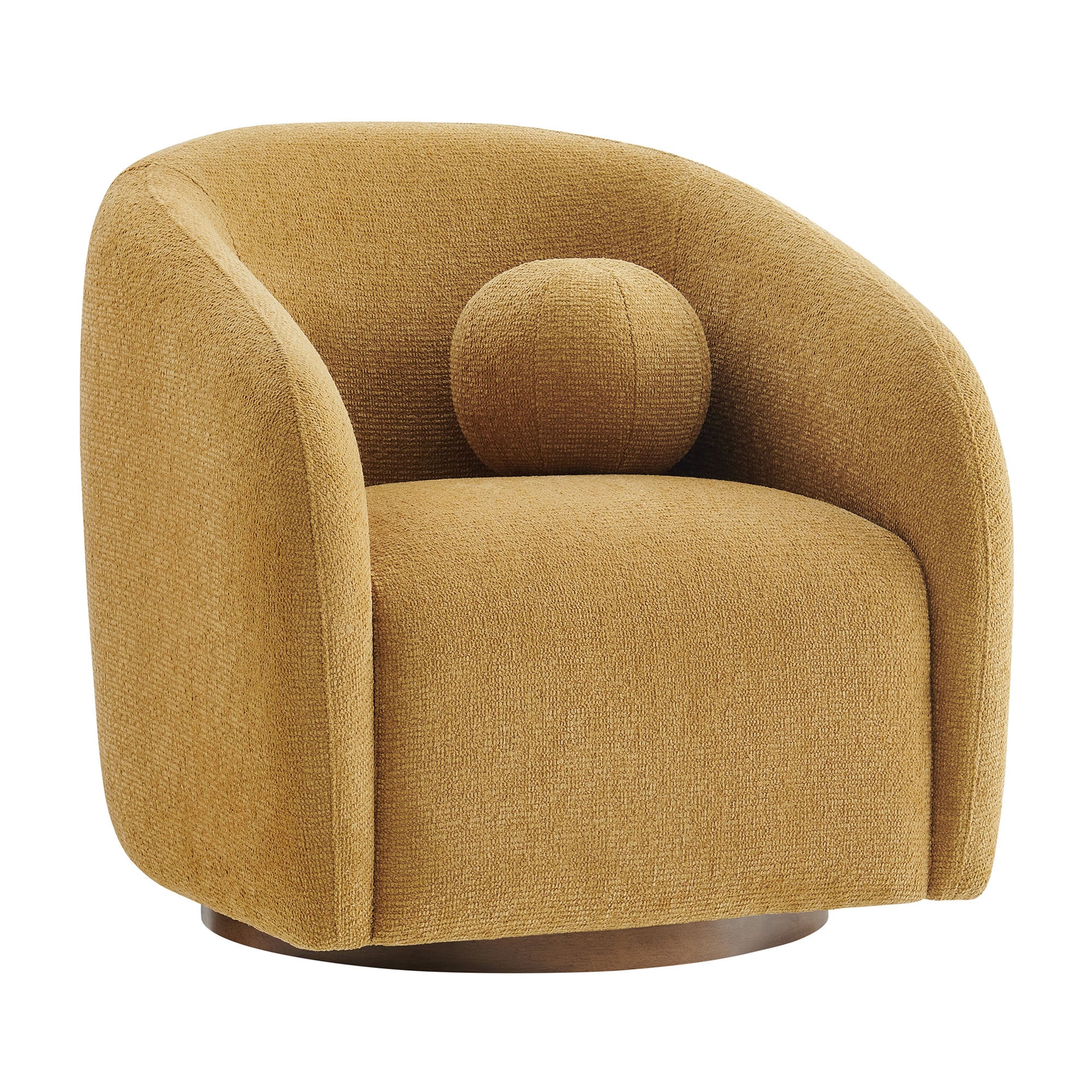 Holland Swivel Chenille Fabric Armchair by Modway