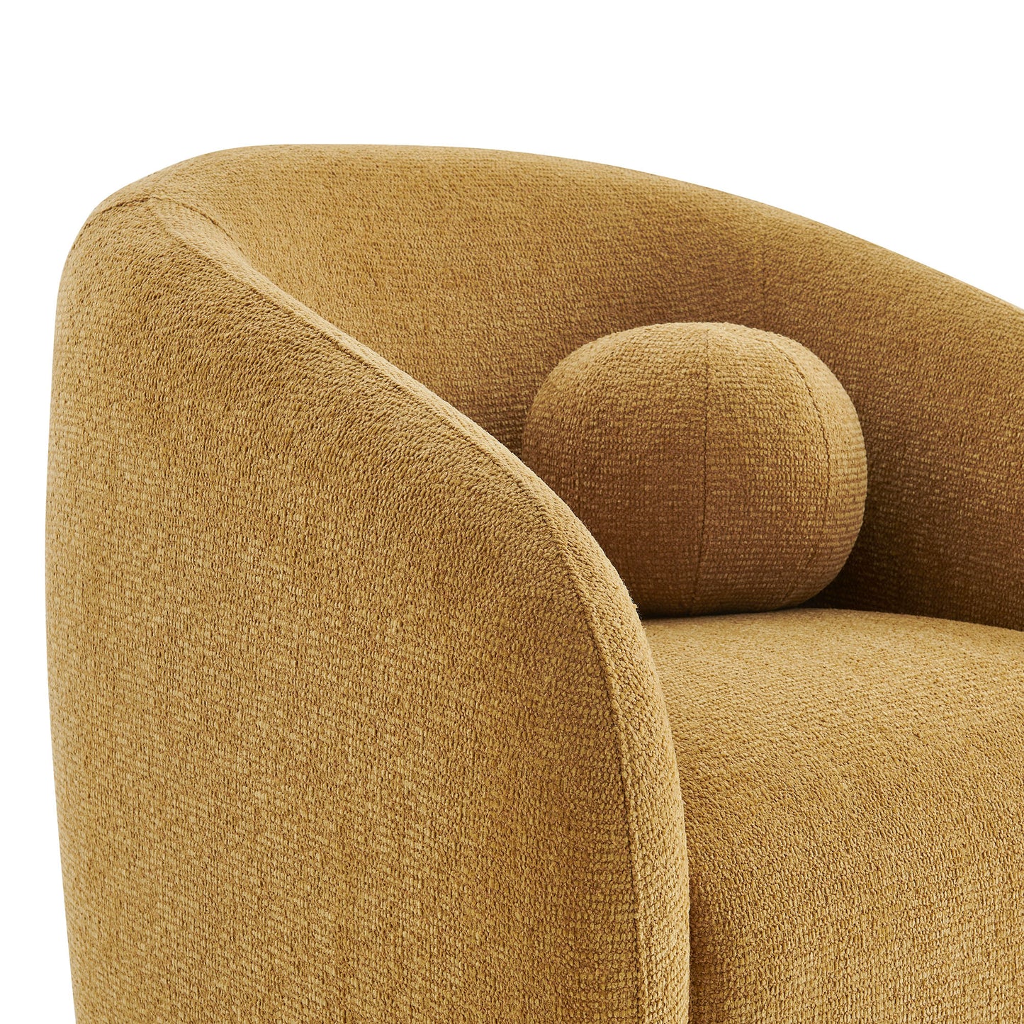 Holland Swivel Chenille Fabric Armchair by Modway