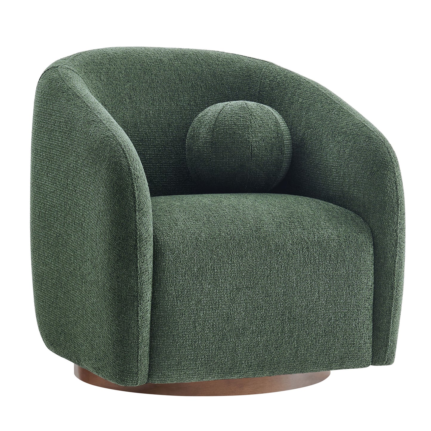 Holland Swivel Chenille Fabric Armchair by Modway