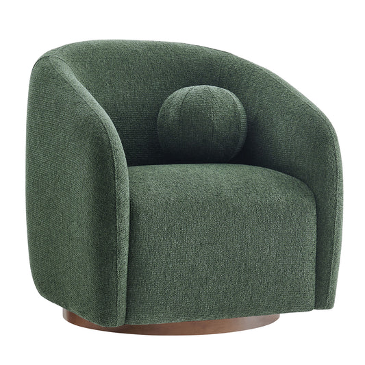Holland Swivel Chenille Fabric Armchair by Modway