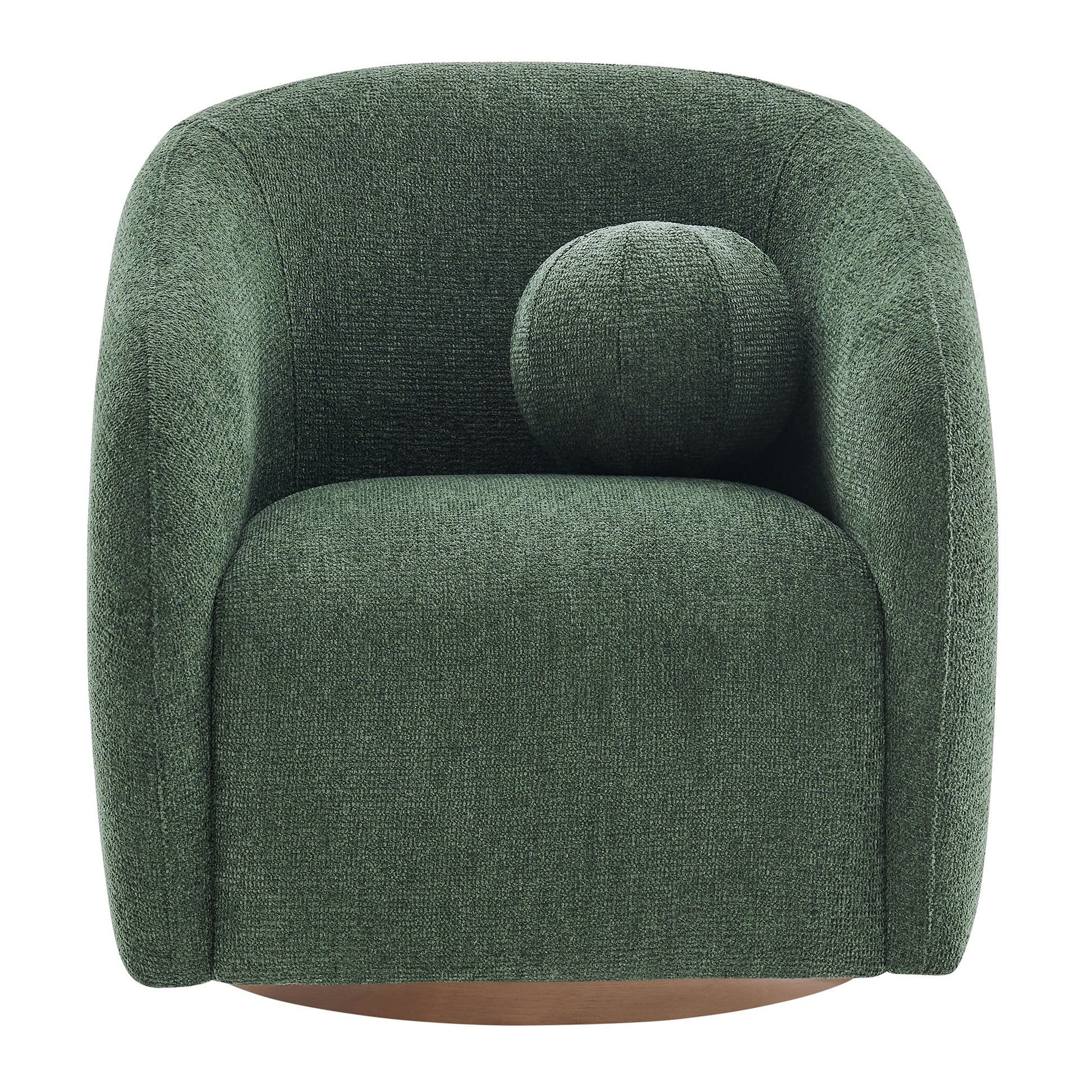 Holland Swivel Chenille Fabric Armchair by Modway