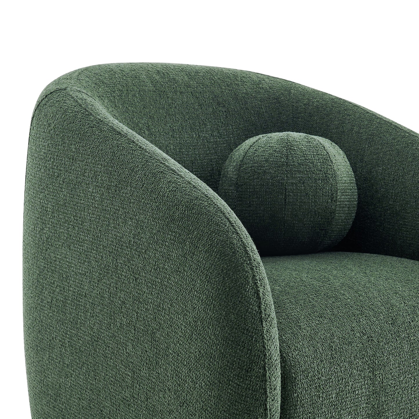 Holland Swivel Chenille Fabric Armchair by Modway