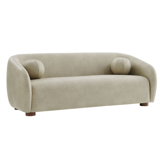 Holland 85" Vegan Leather Sofa by Modway
