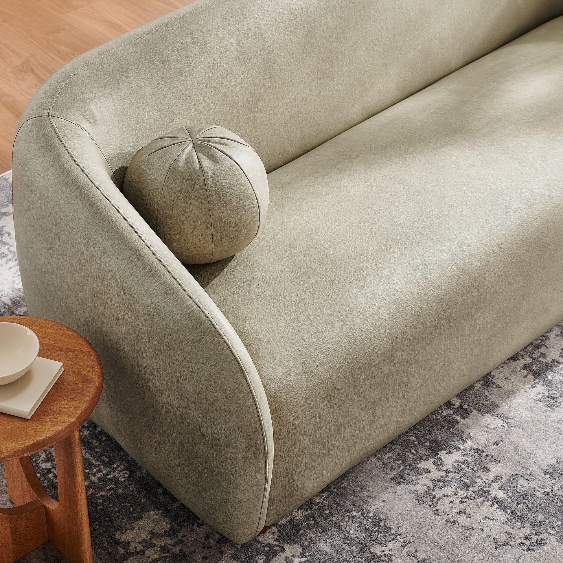 Holland 85" Vegan Leather Sofa by Modway