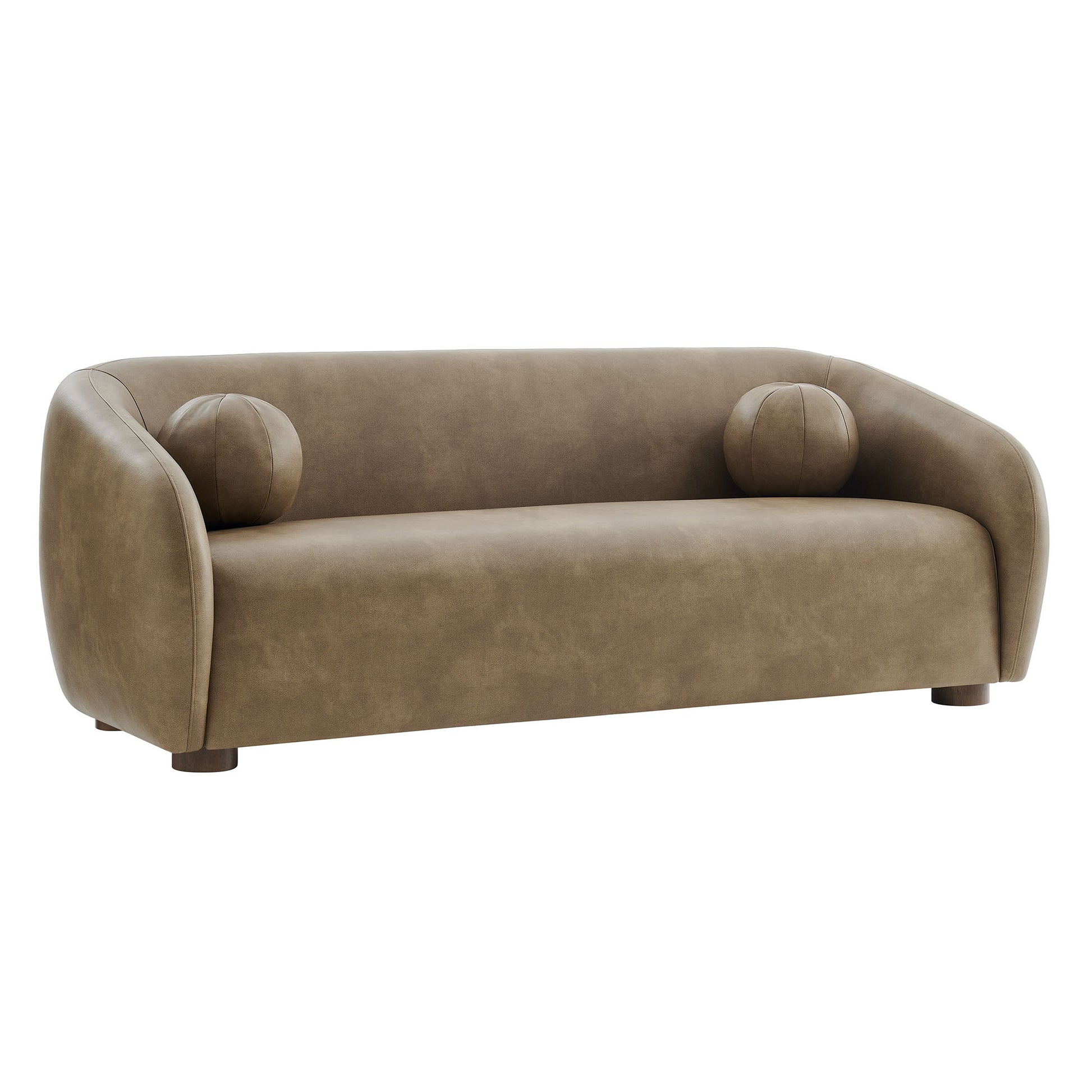 Holland 85" Vegan Leather Sofa by Modway