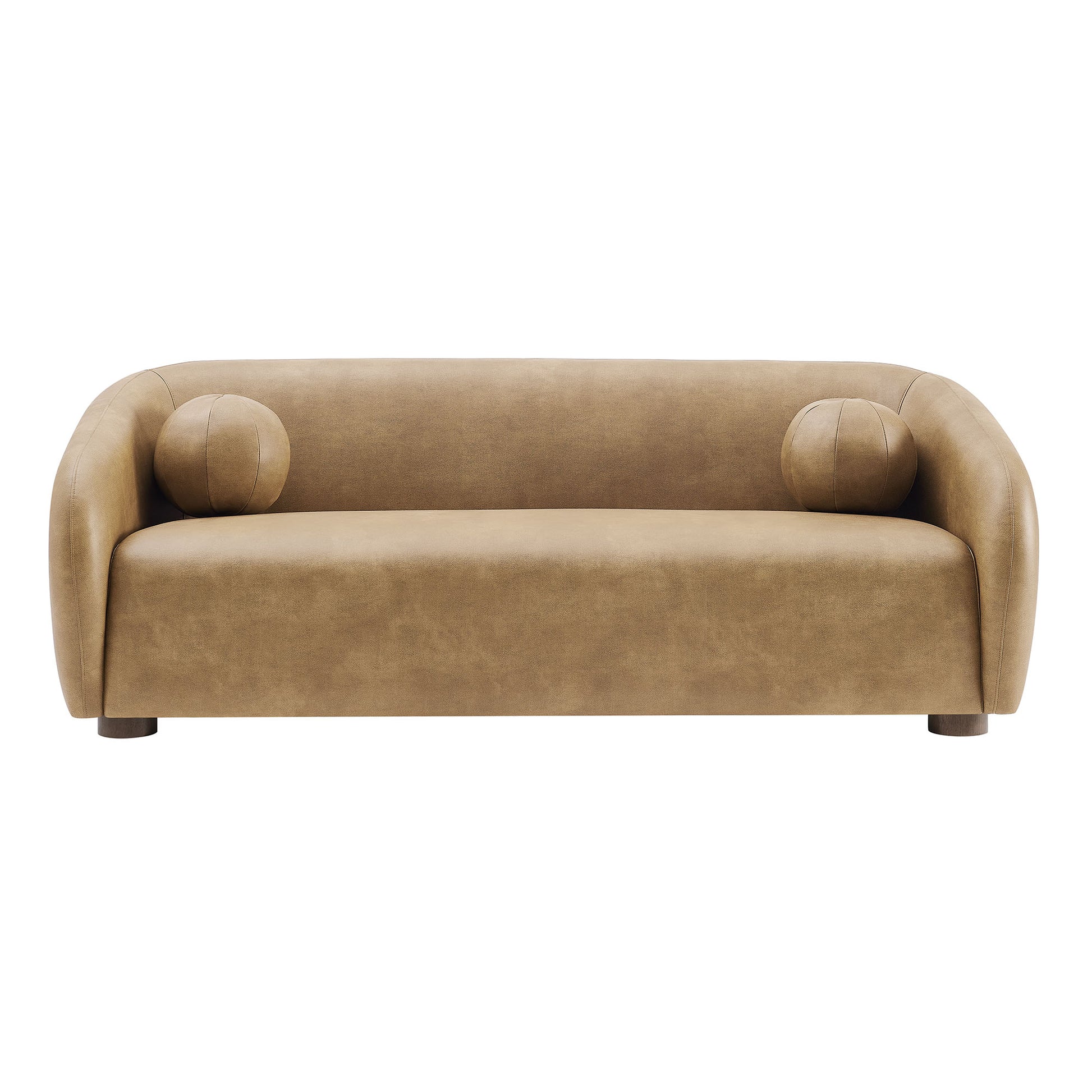 Holland 85" Vegan Leather Sofa by Modway
