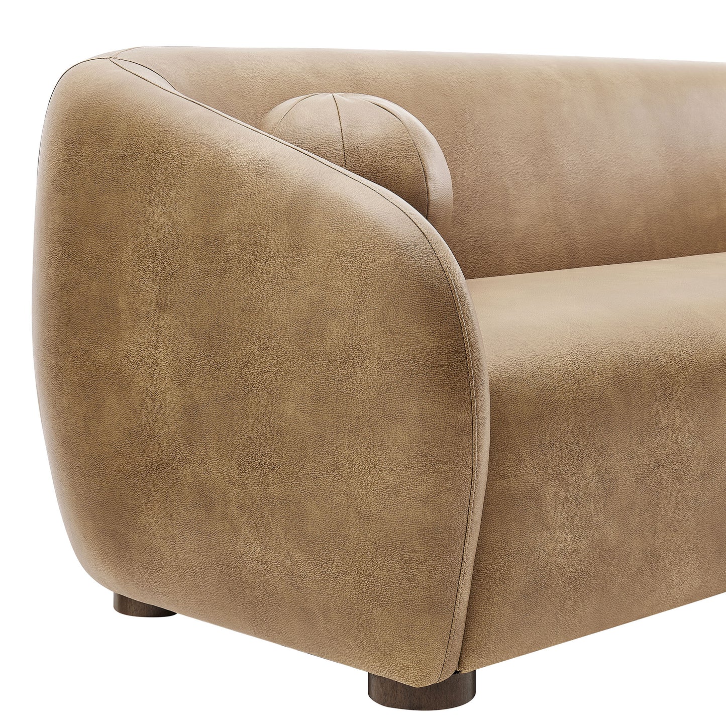 Holland 85" Vegan Leather Sofa by Modway