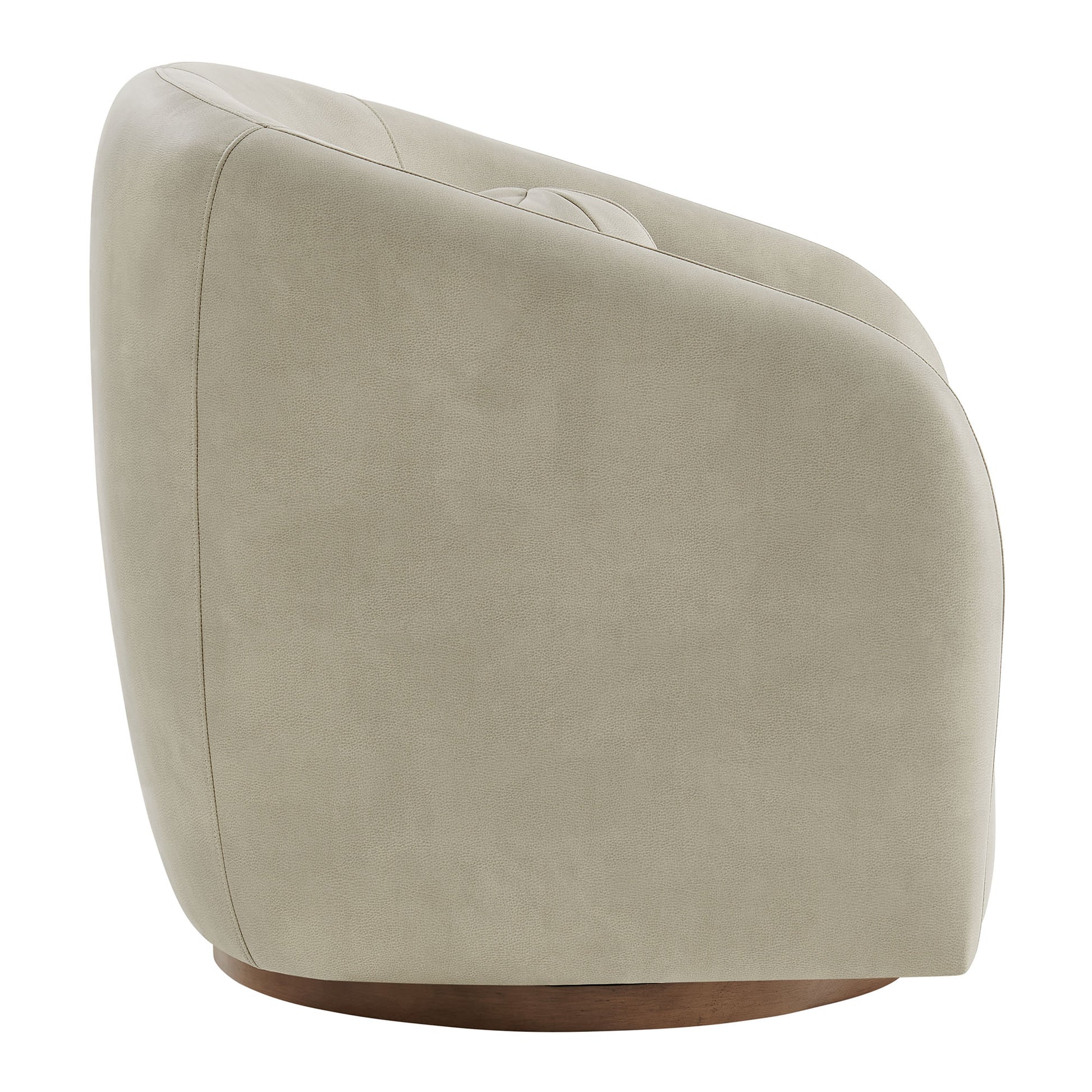 Holland Swivel Vegan Leather Armchair by Modway