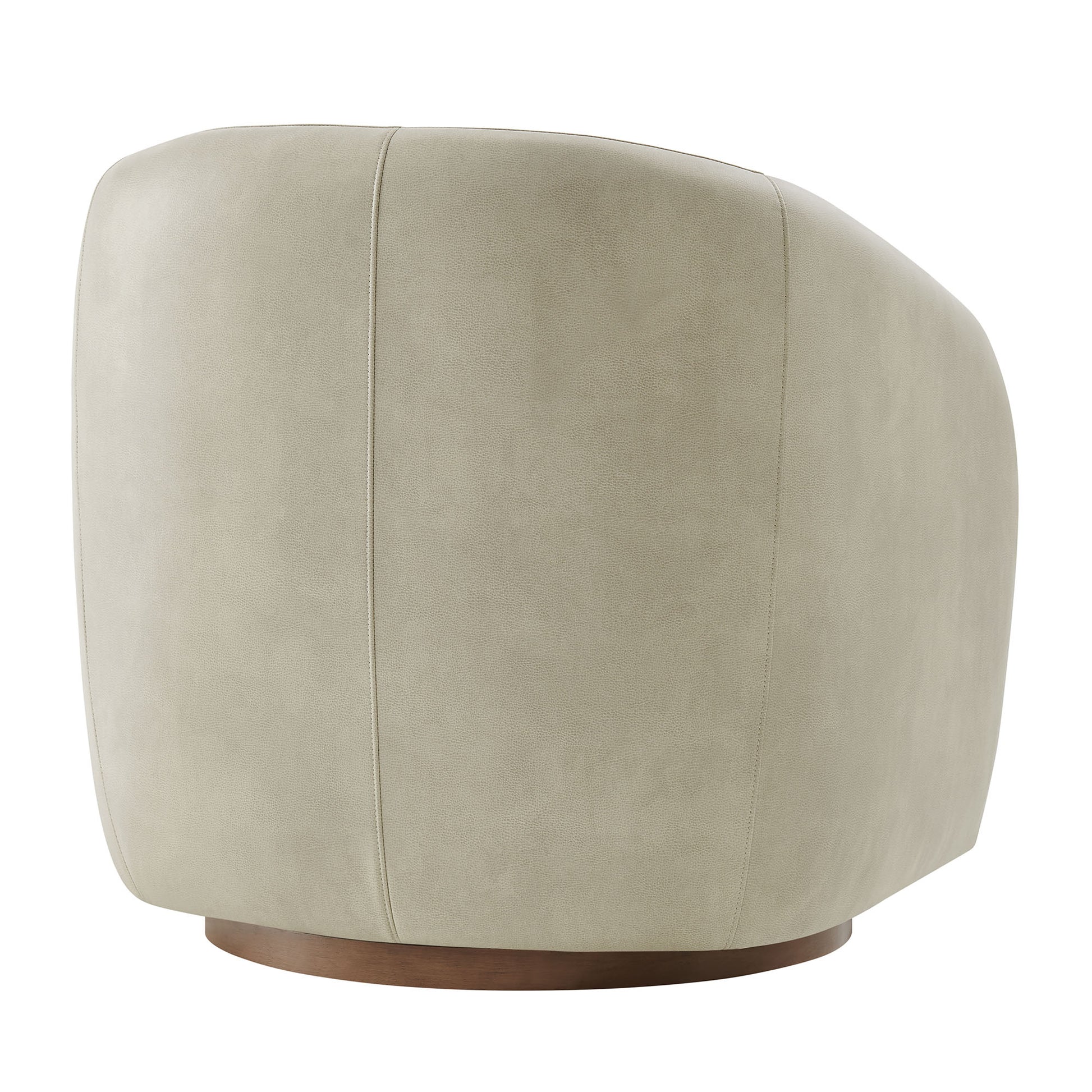 Holland Swivel Vegan Leather Armchair by Modway