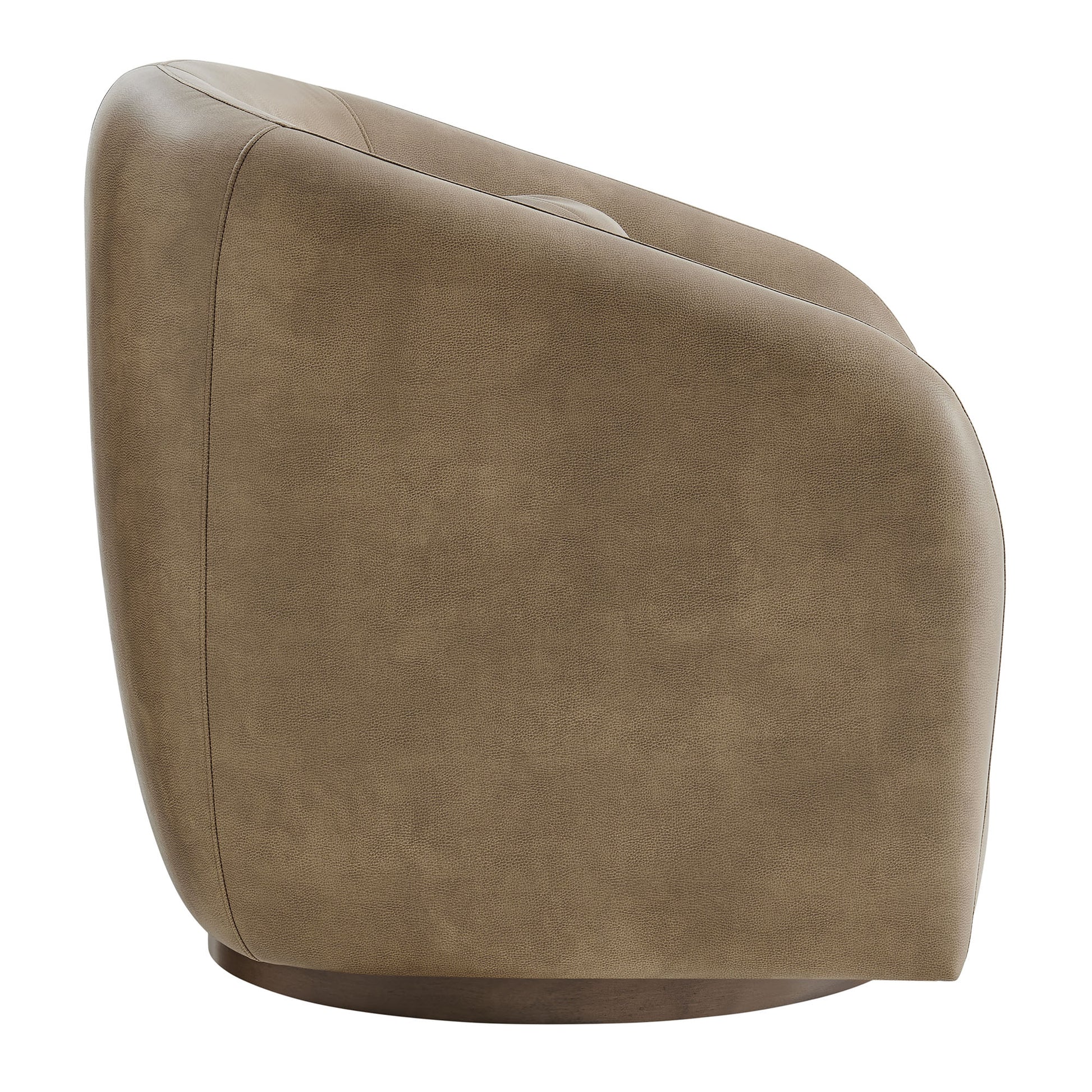 Holland Swivel Vegan Leather Armchair by Modway