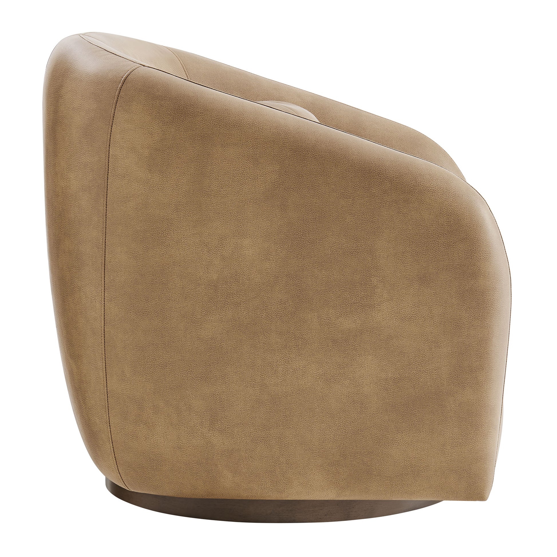 Holland Swivel Vegan Leather Armchair by Modway