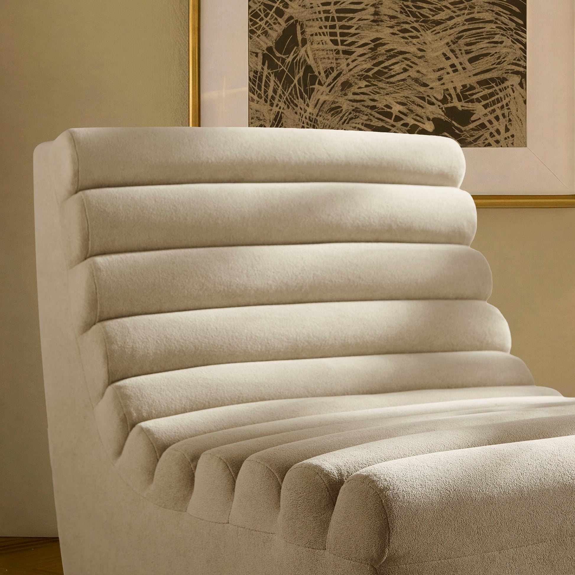 Corbin Performance Fleece Armless Accent Chair by Modway