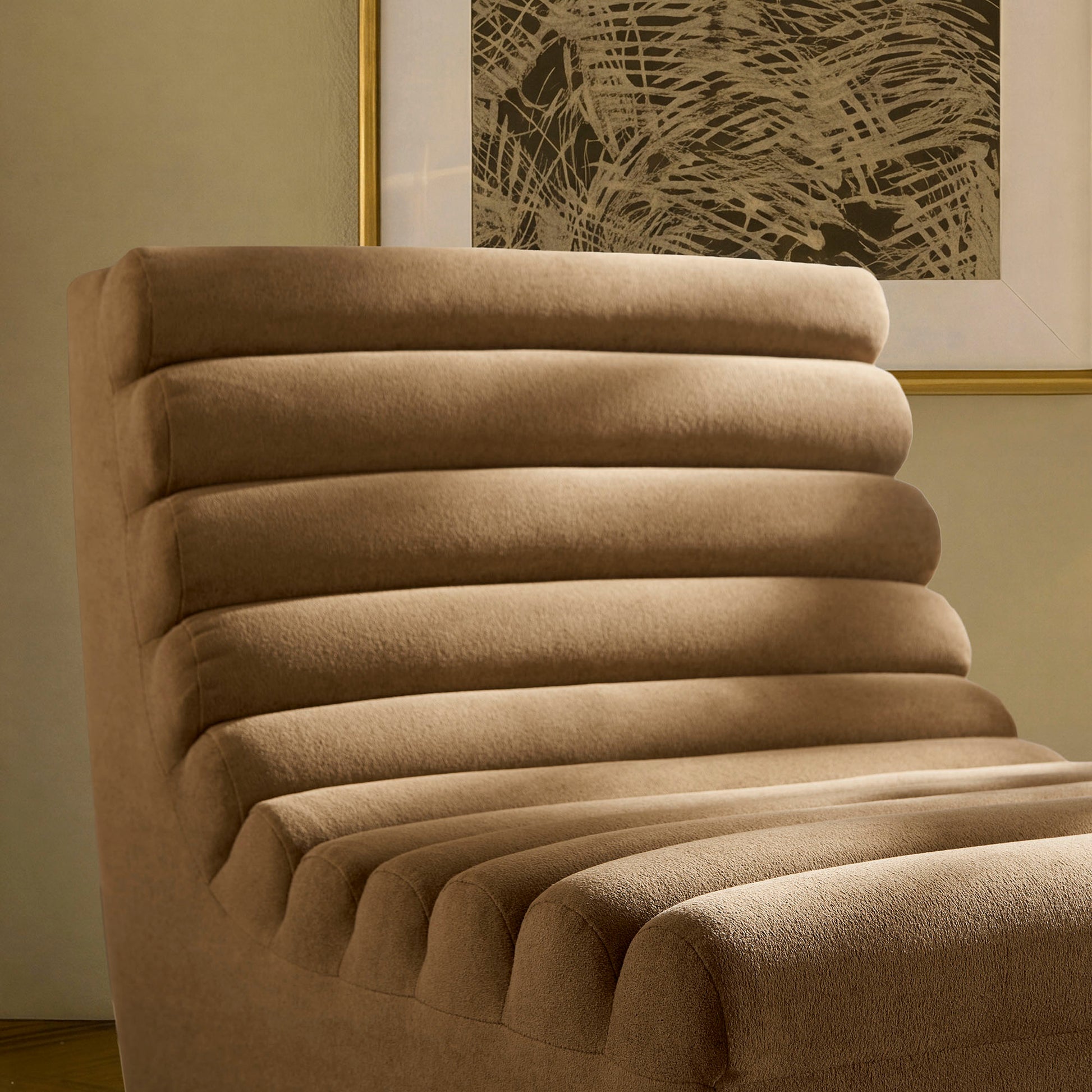 Corbin Performance Fleece Armless Accent Chair by Modway
