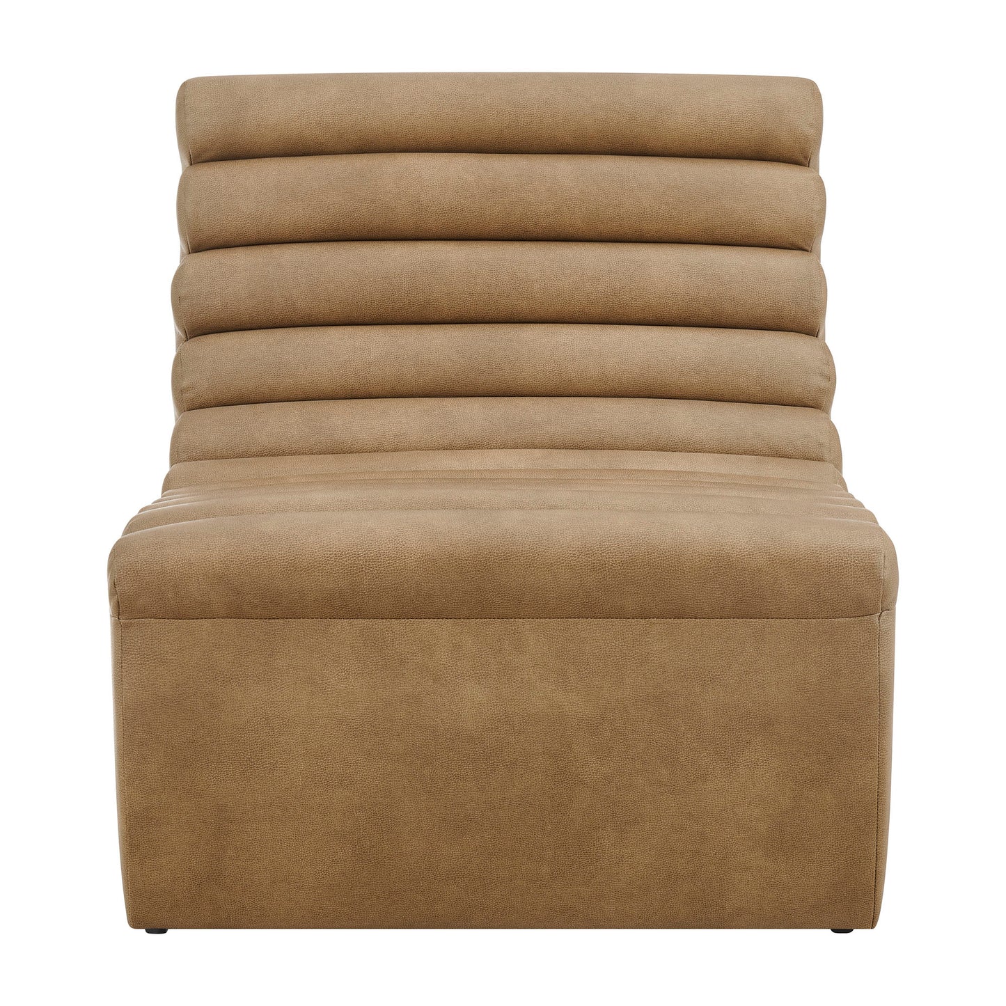 Corbin Vegan Leather Armless Accent Chair by Modway