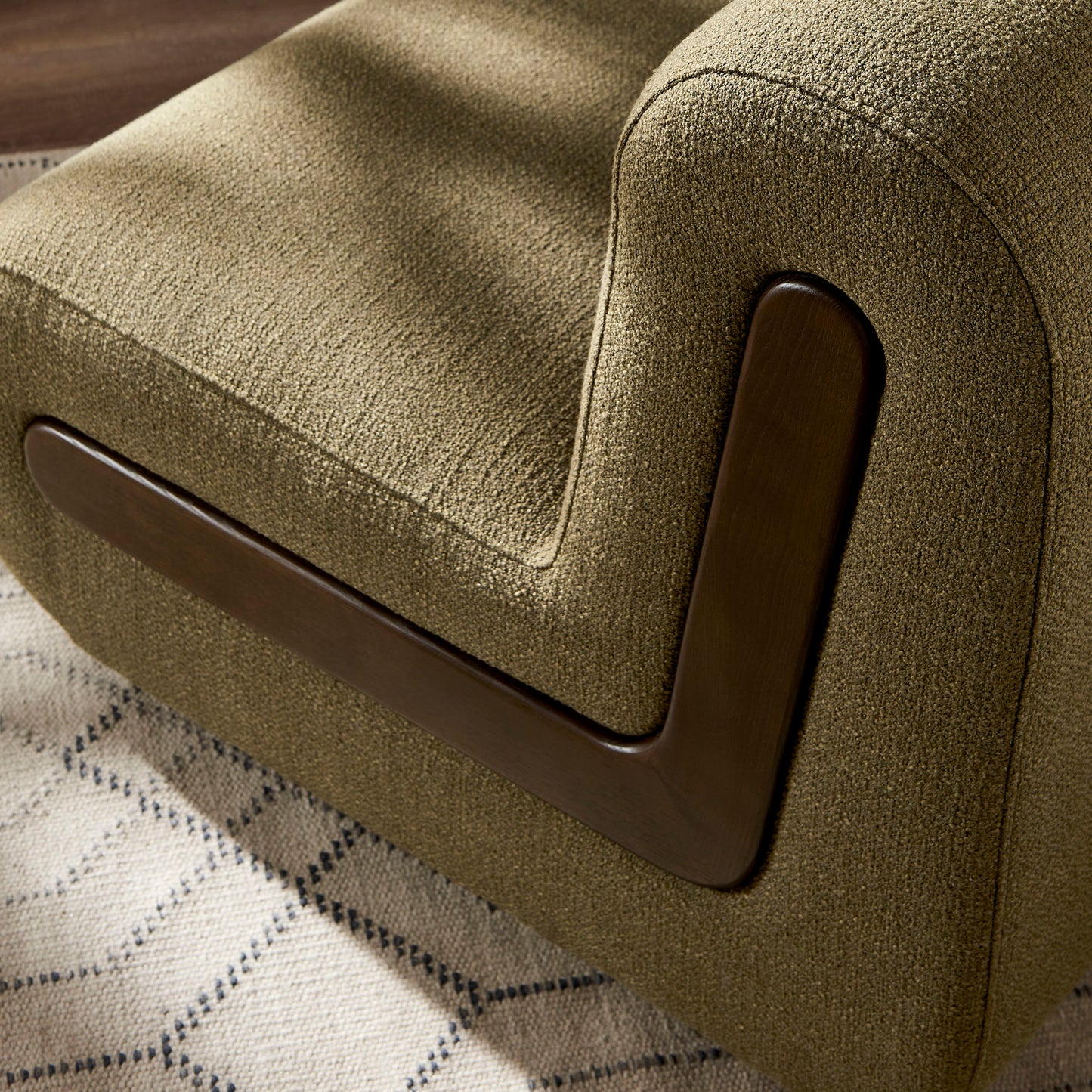 Denby Linen Blend Accent Chair by Modway