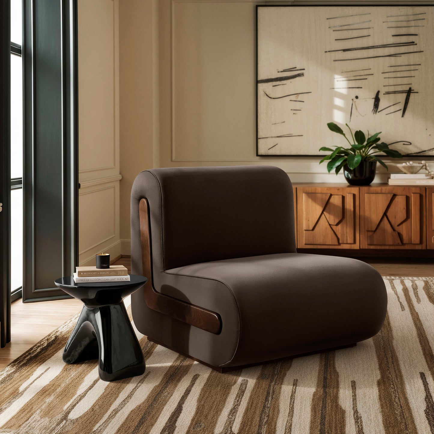 Denby Performance Velvet Accent Chair by Modway