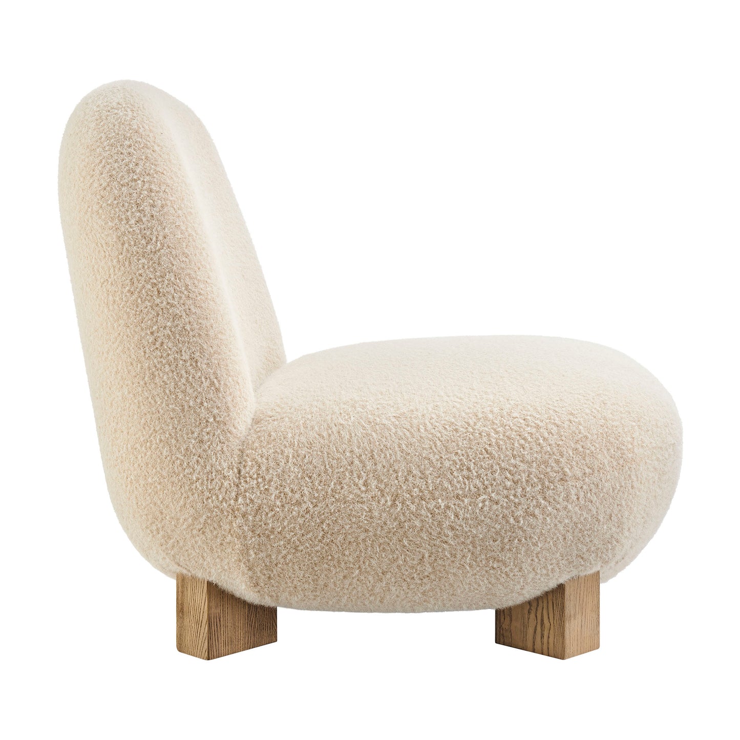 Norwood Faux Mohair Bean Shaped Accent Chair by Modway