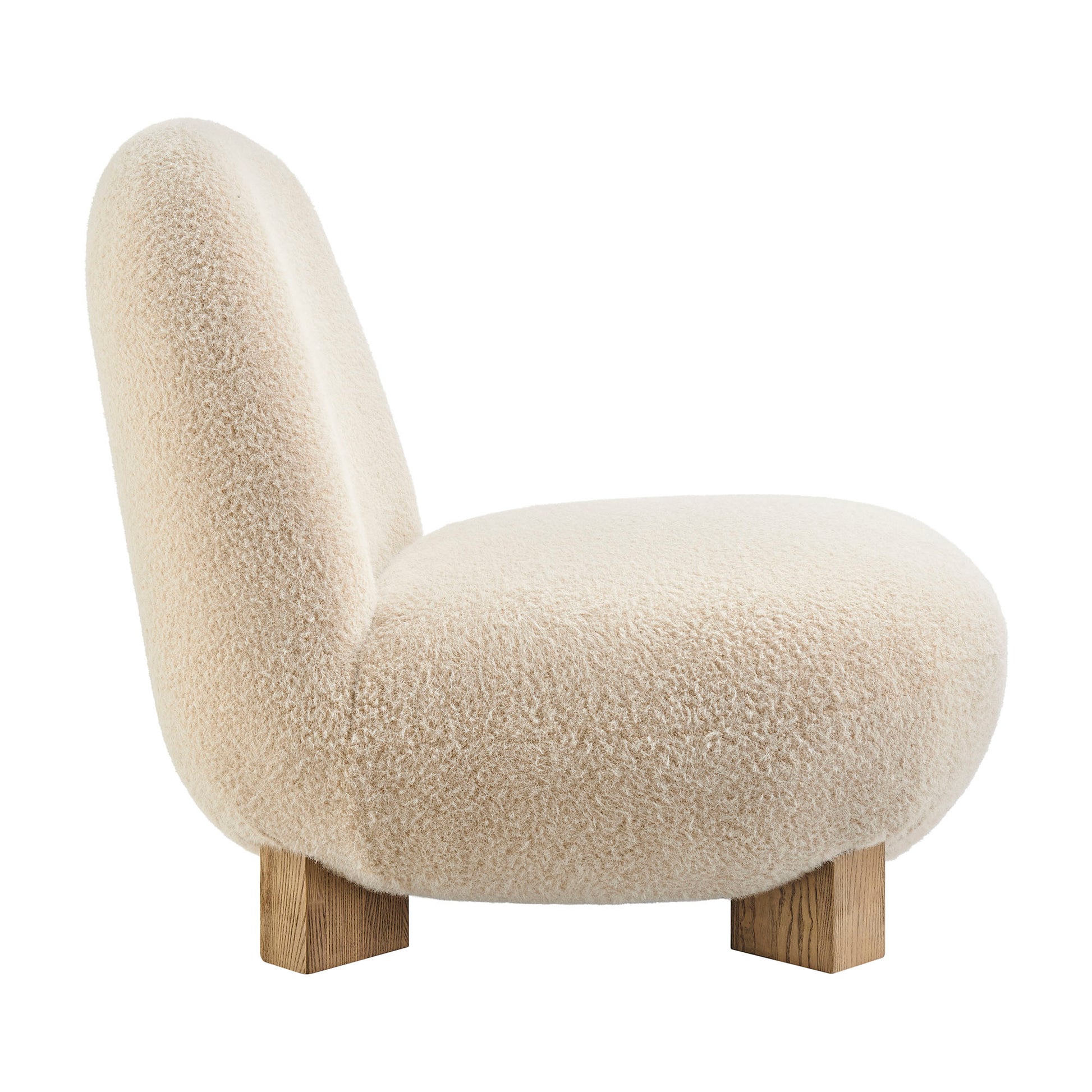 Norwood Faux Mohair Bean Shaped Accent Chair by Modway