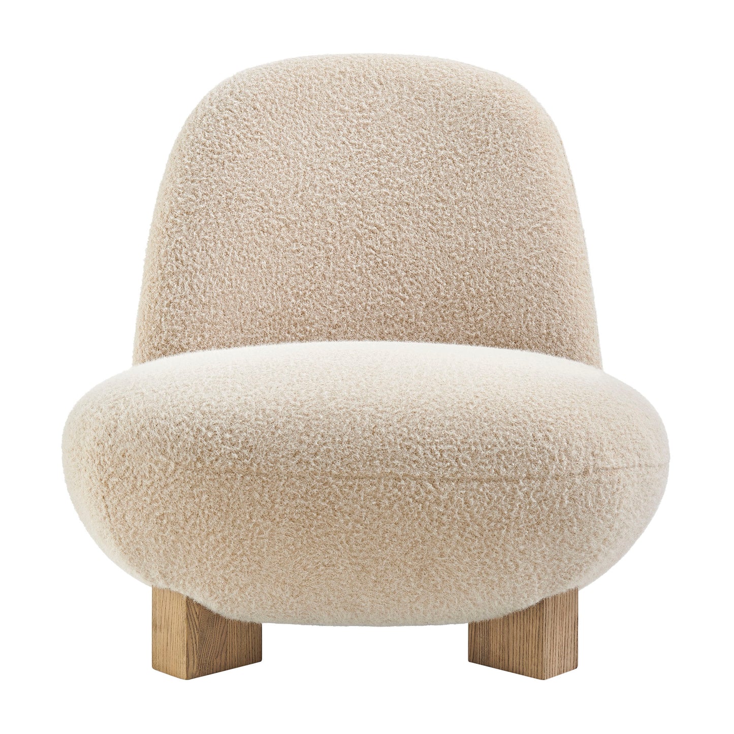 Norwood Faux Mohair Bean Shaped Accent Chair by Modway
