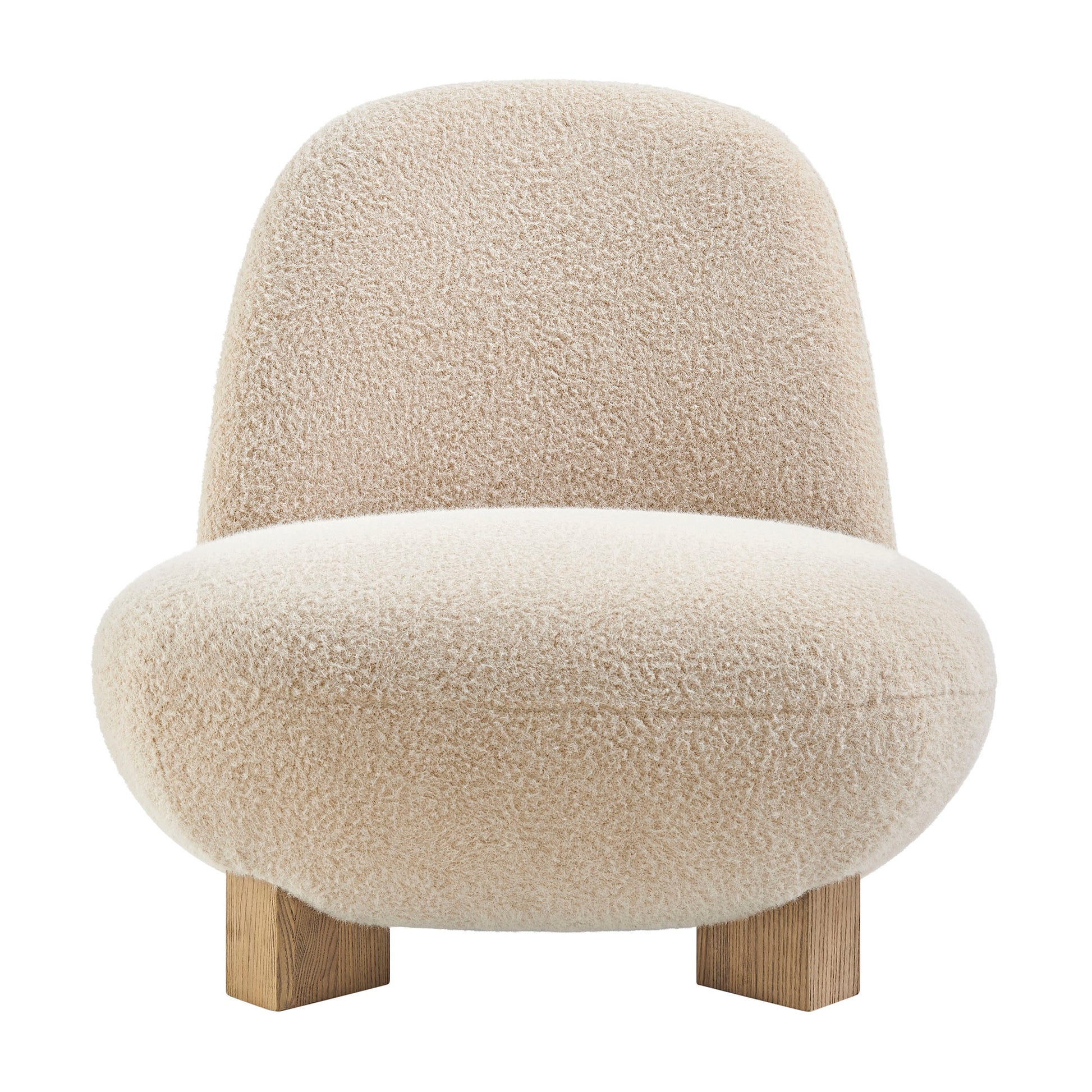 Norwood Faux Mohair Bean Shaped Accent Chair by Modway