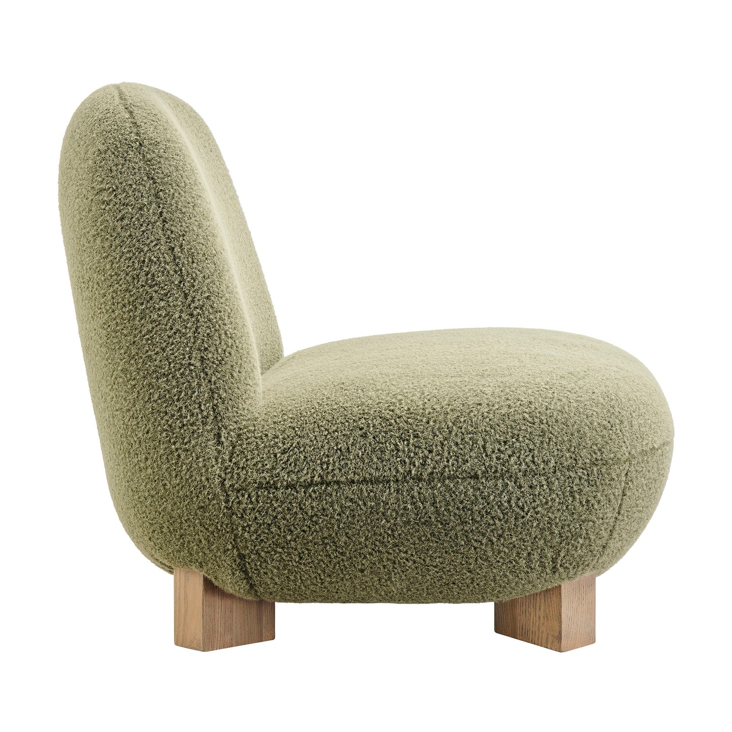 Norwood Faux Mohair Bean Shaped Accent Chair by Modway