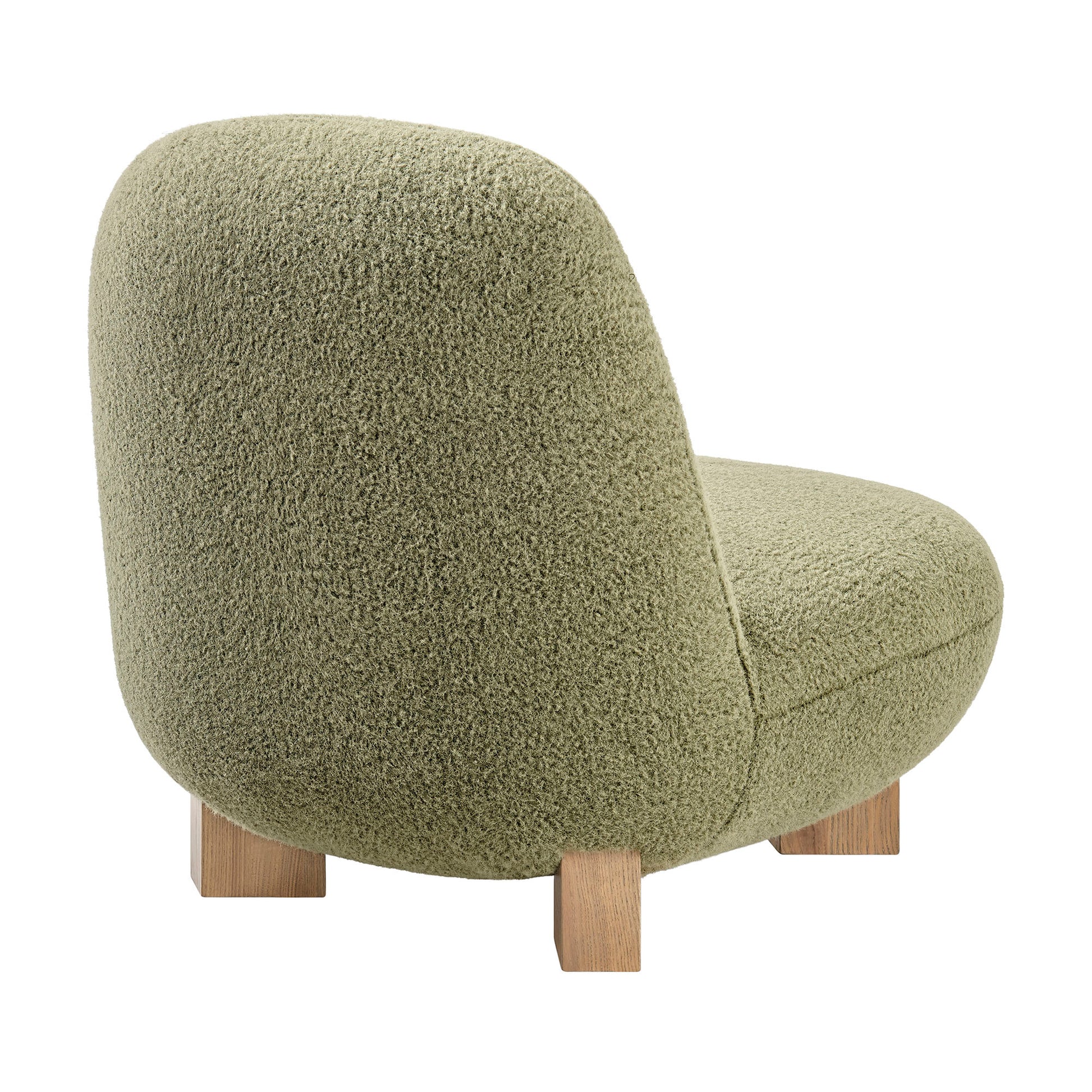 Norwood Faux Mohair Bean Shaped Accent Chair by Modway