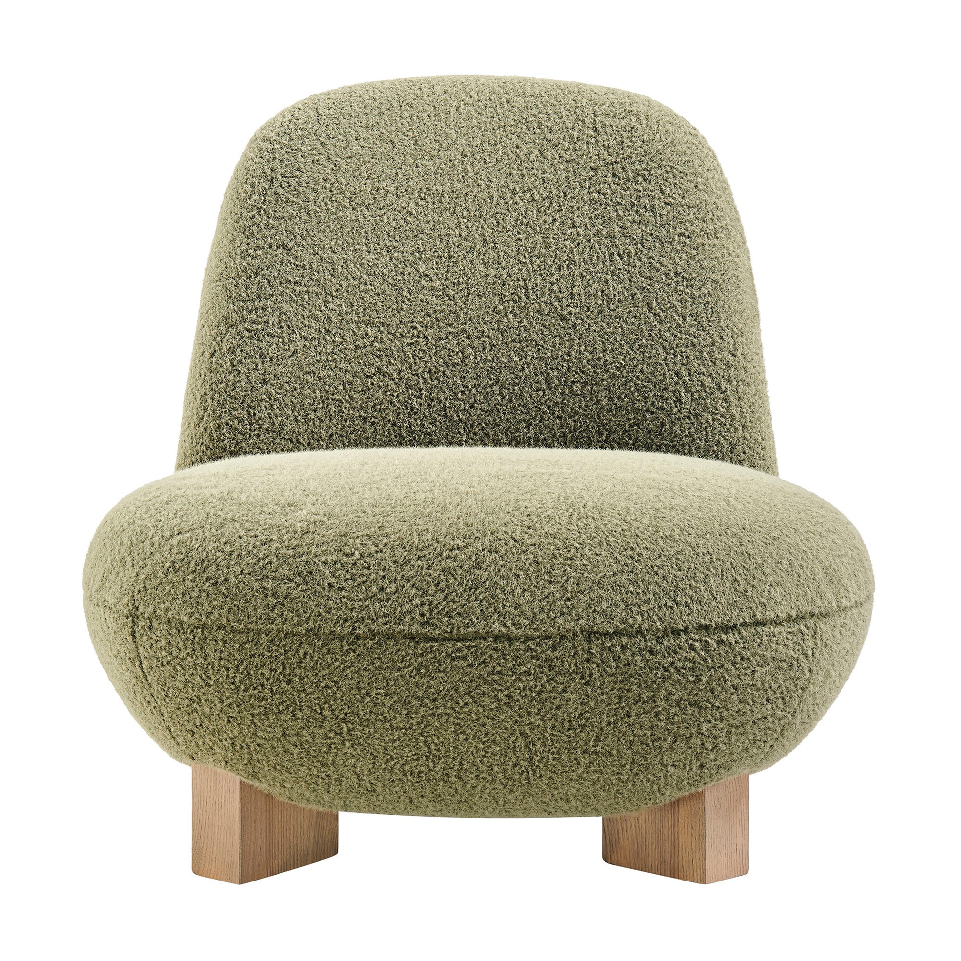 Norwood Faux Mohair Bean Shaped Accent Chair by Modway