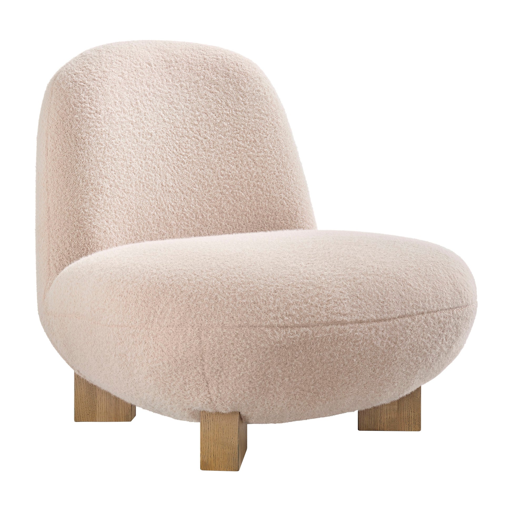 Norwood Faux Mohair Bean Shaped Accent Chair by Modway