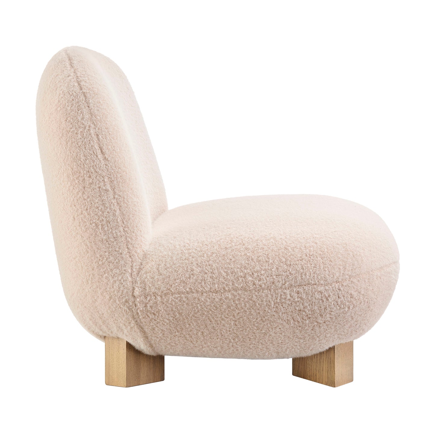 Norwood Faux Mohair Bean Shaped Accent Chair by Modway