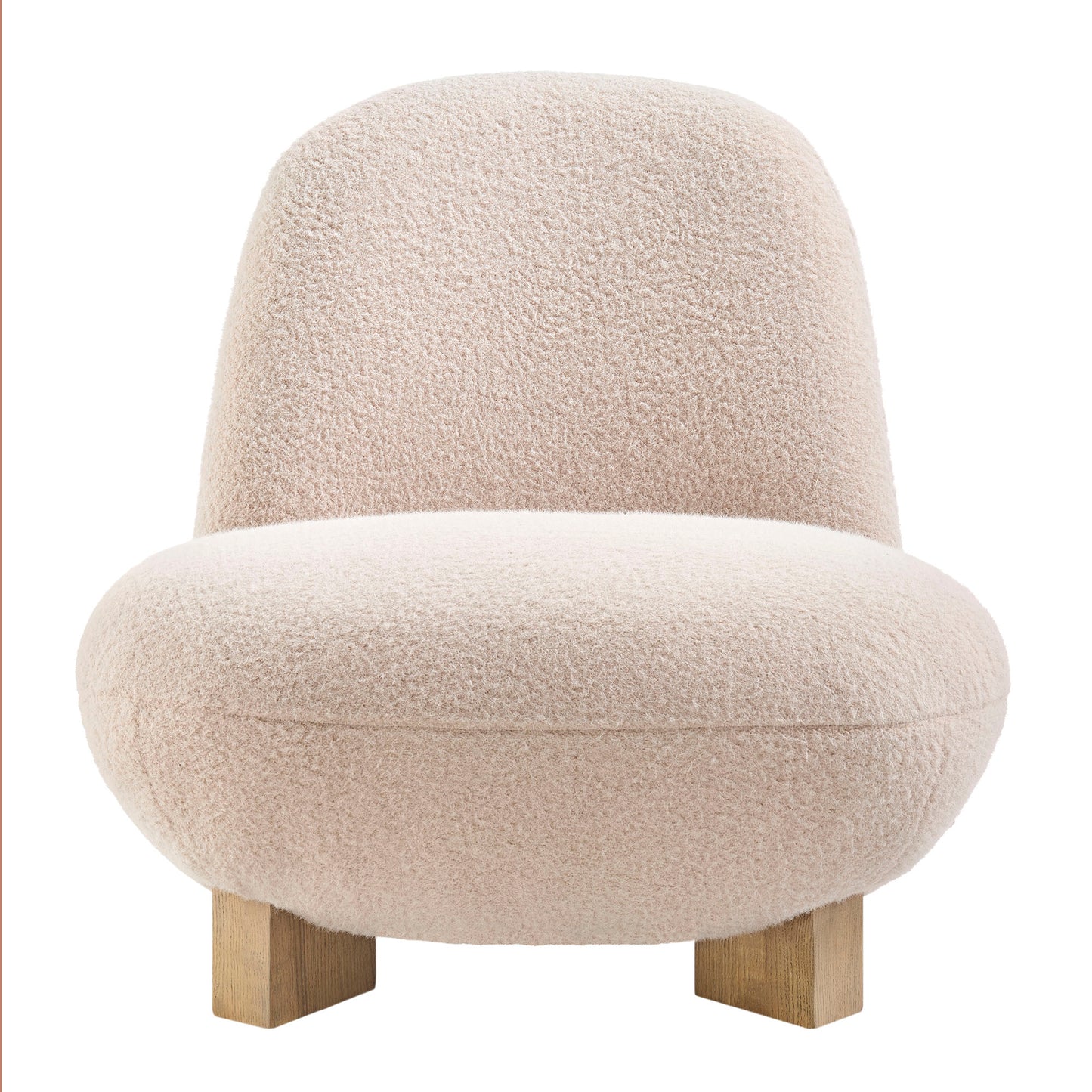 Norwood Faux Mohair Bean Shaped Accent Chair by Modway