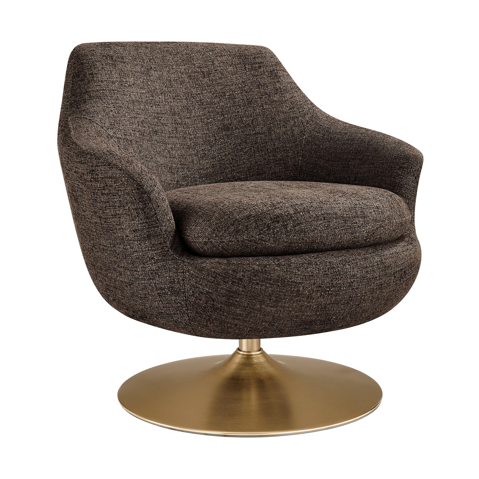 Quimby Melange Chenille Swivel Accent Chair by Modway