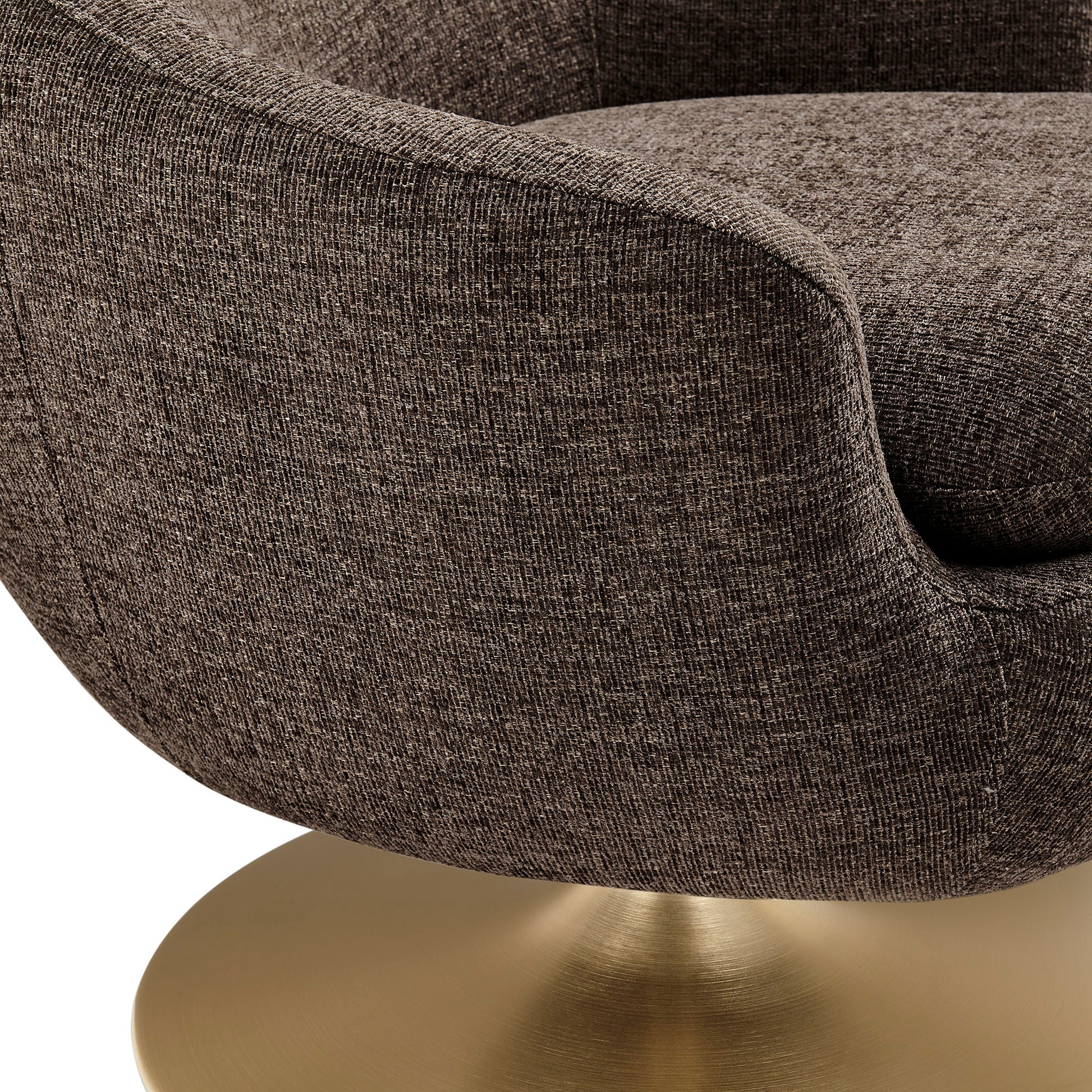 Quimby Melange Chenille Swivel Accent Chair by Modway