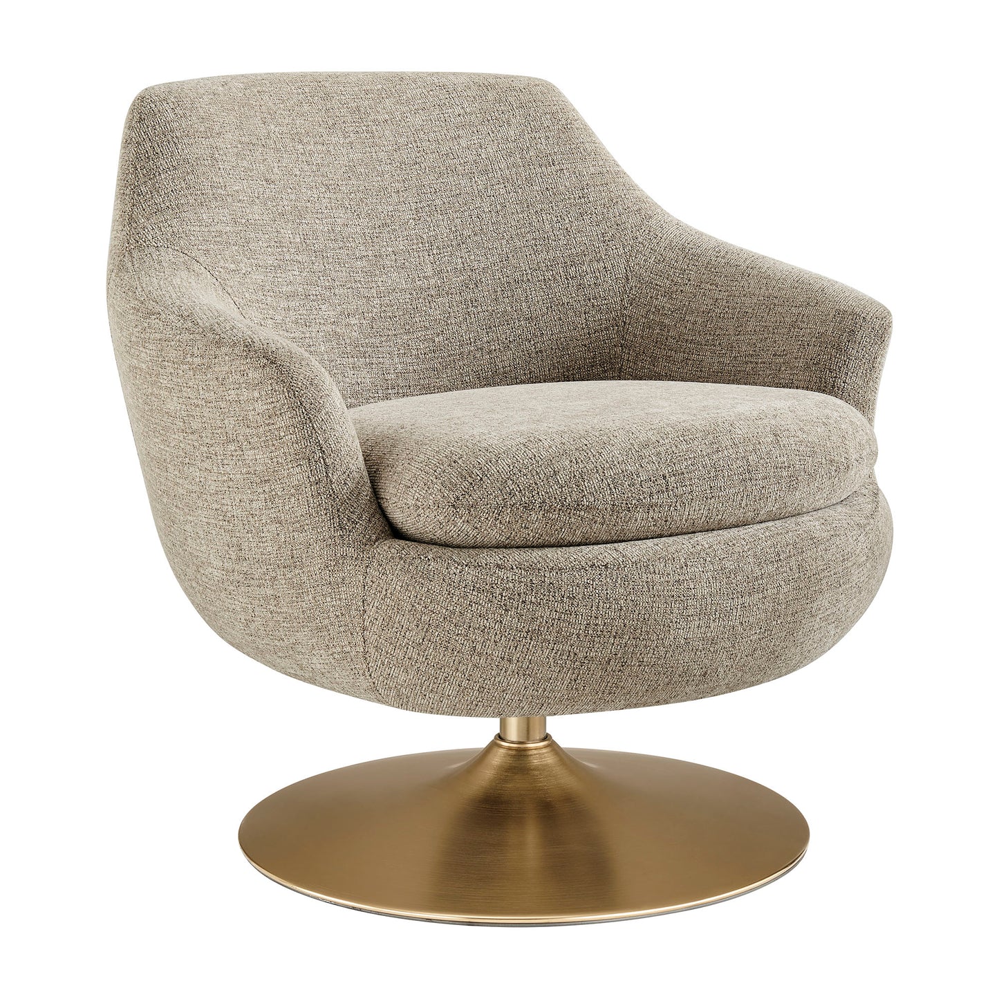 Quimby Melange Chenille Swivel Accent Chair by Modway
