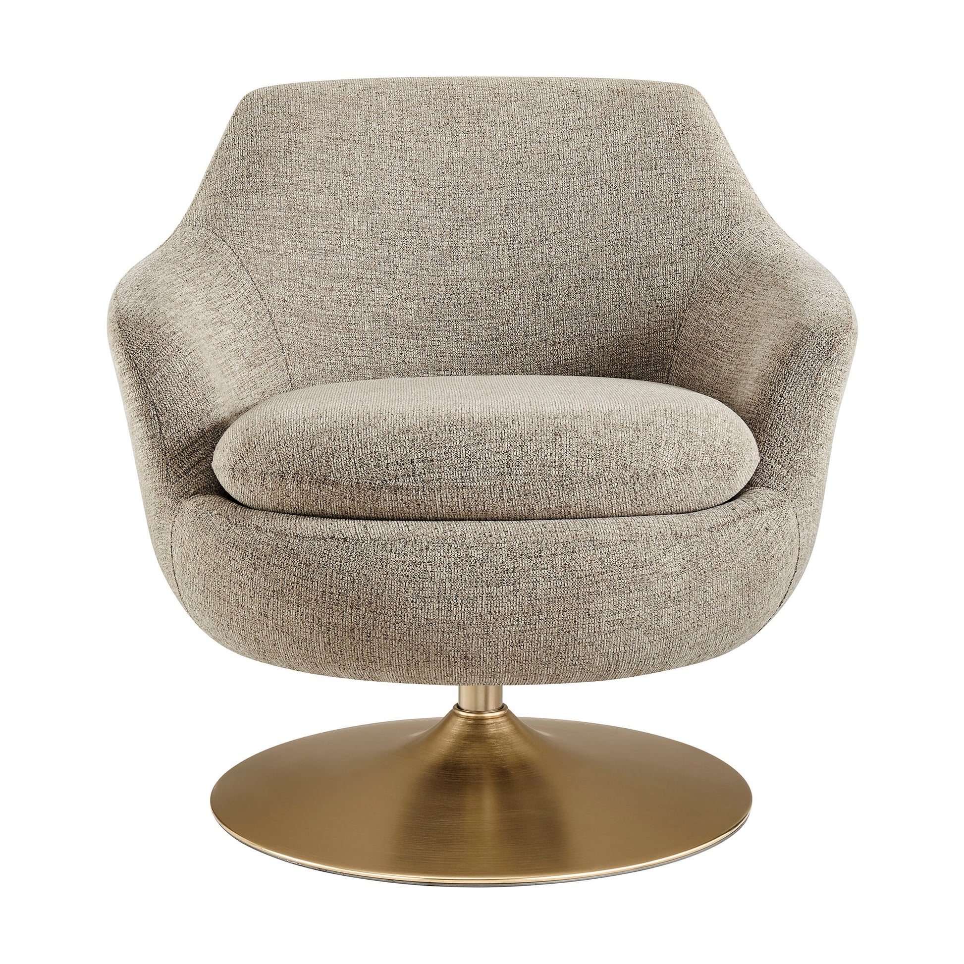 Quimby Melange Chenille Swivel Accent Chair by Modway