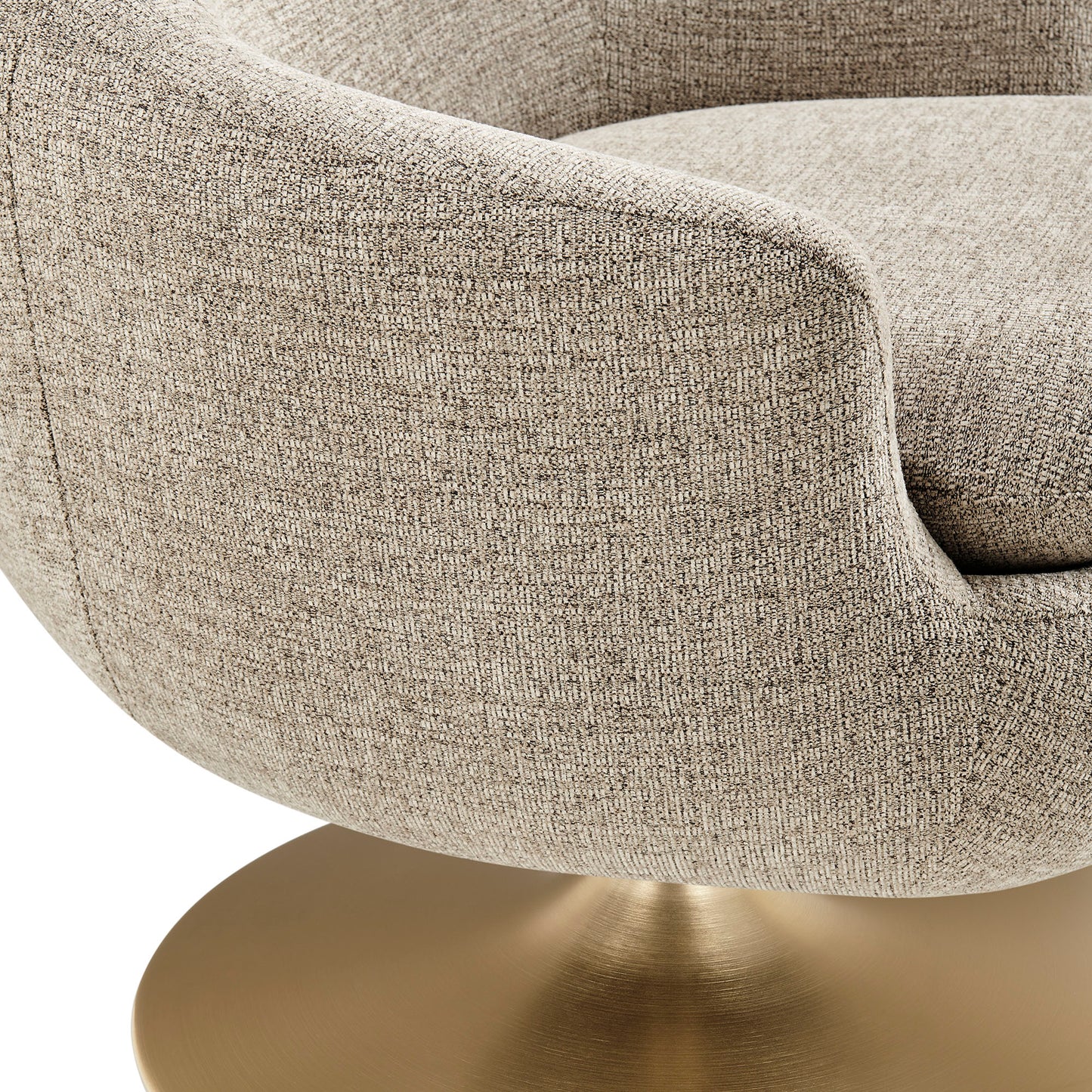 Quimby Melange Chenille Swivel Accent Chair by Modway